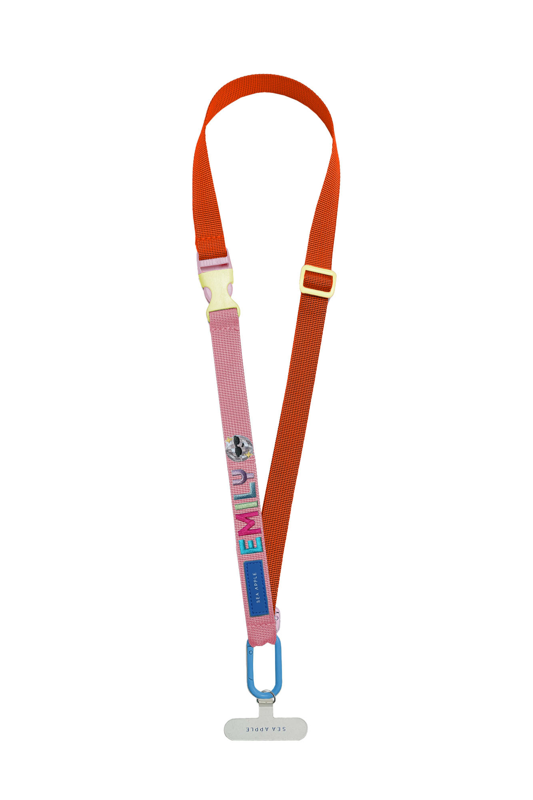 Personalisable Orange Lanyard