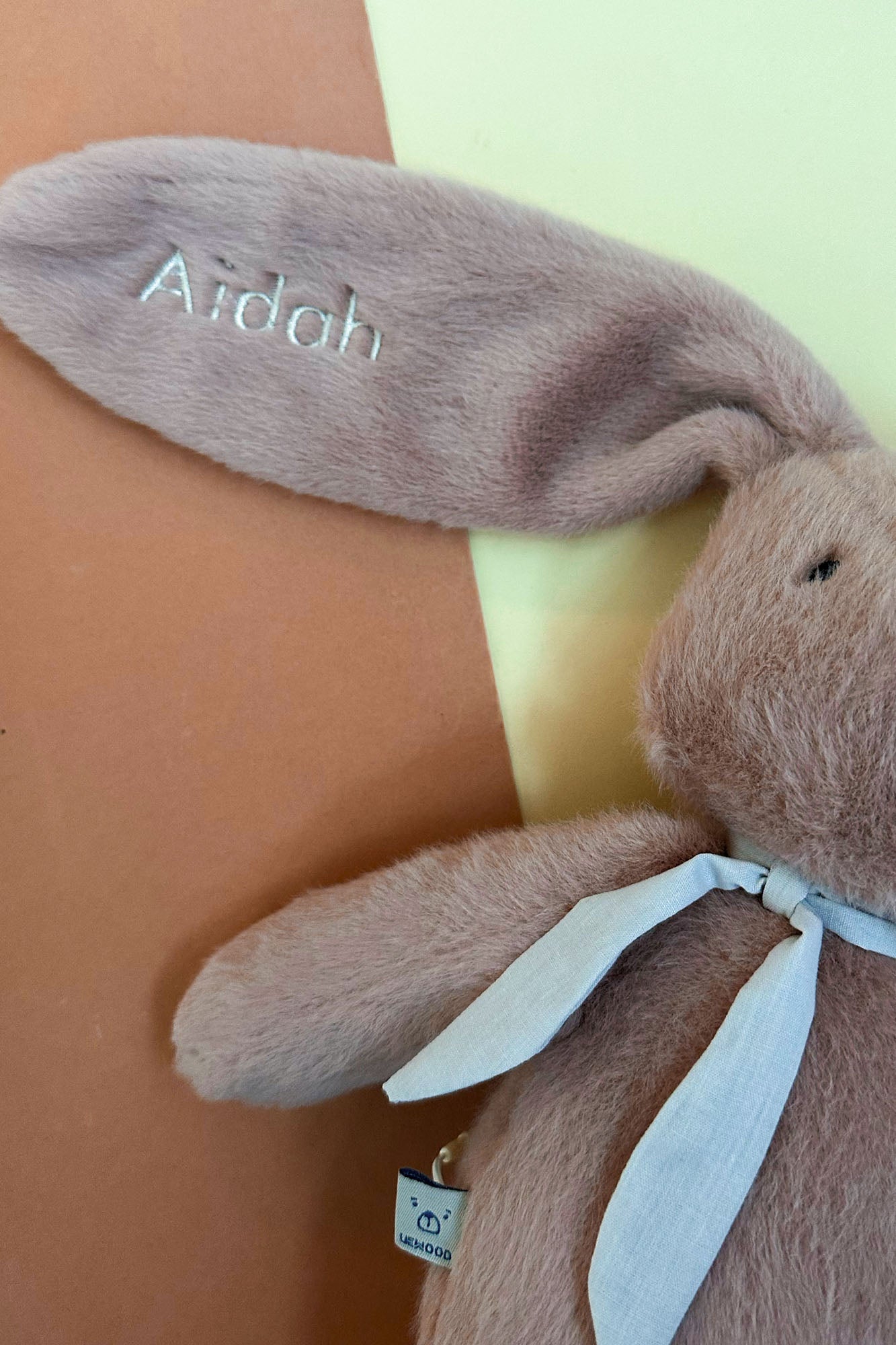 Personalisable Liewood Berto Rabbit Teddy Pale Tuscany