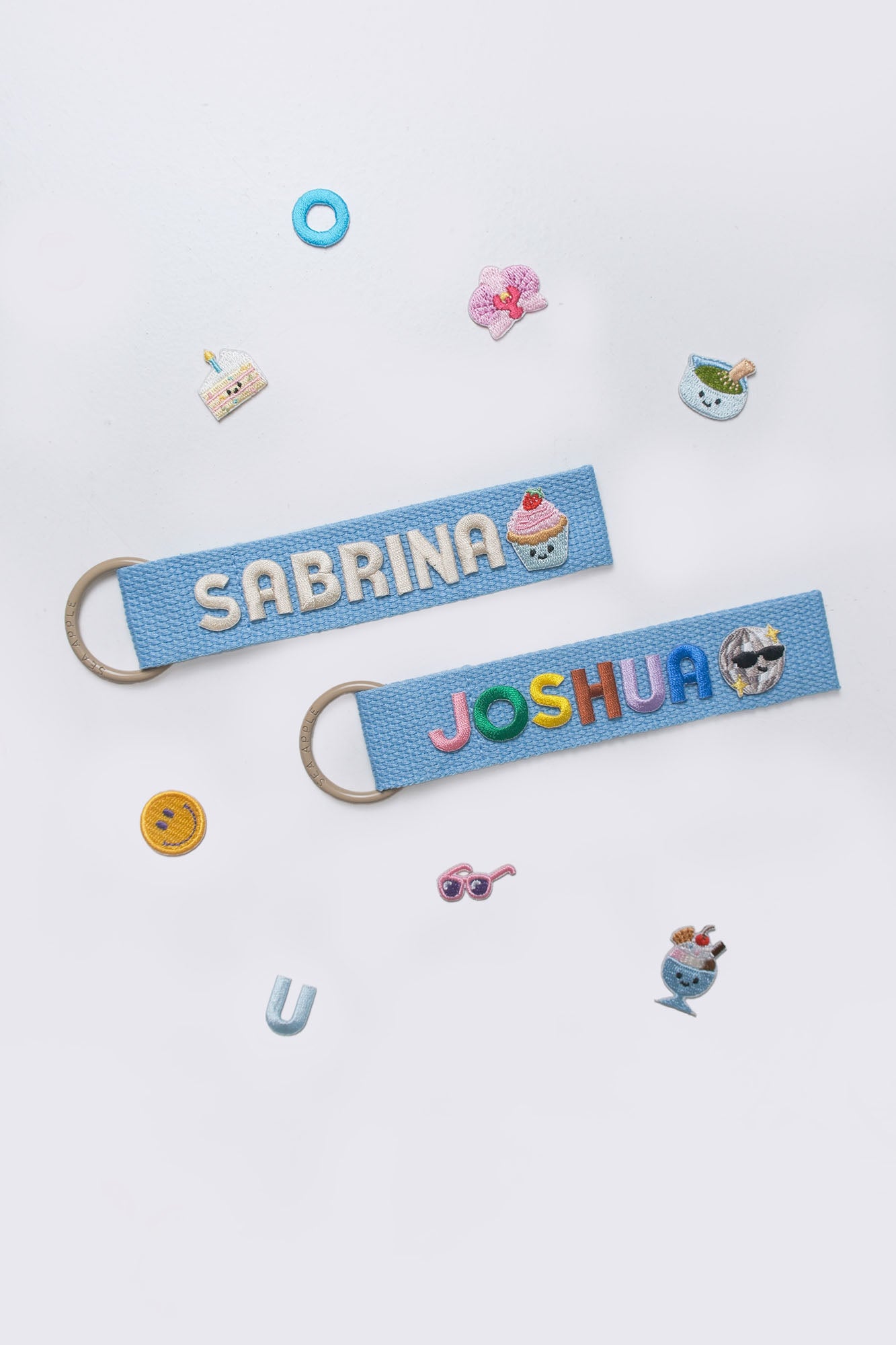 Personalisable Sky Blue Name Tag