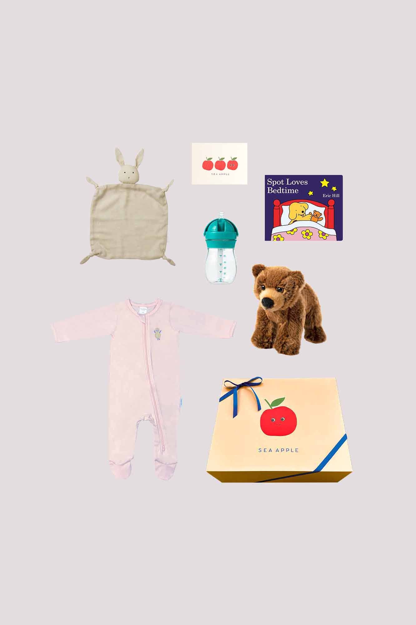 Personalisable Baby Girl Petunia Gift Set