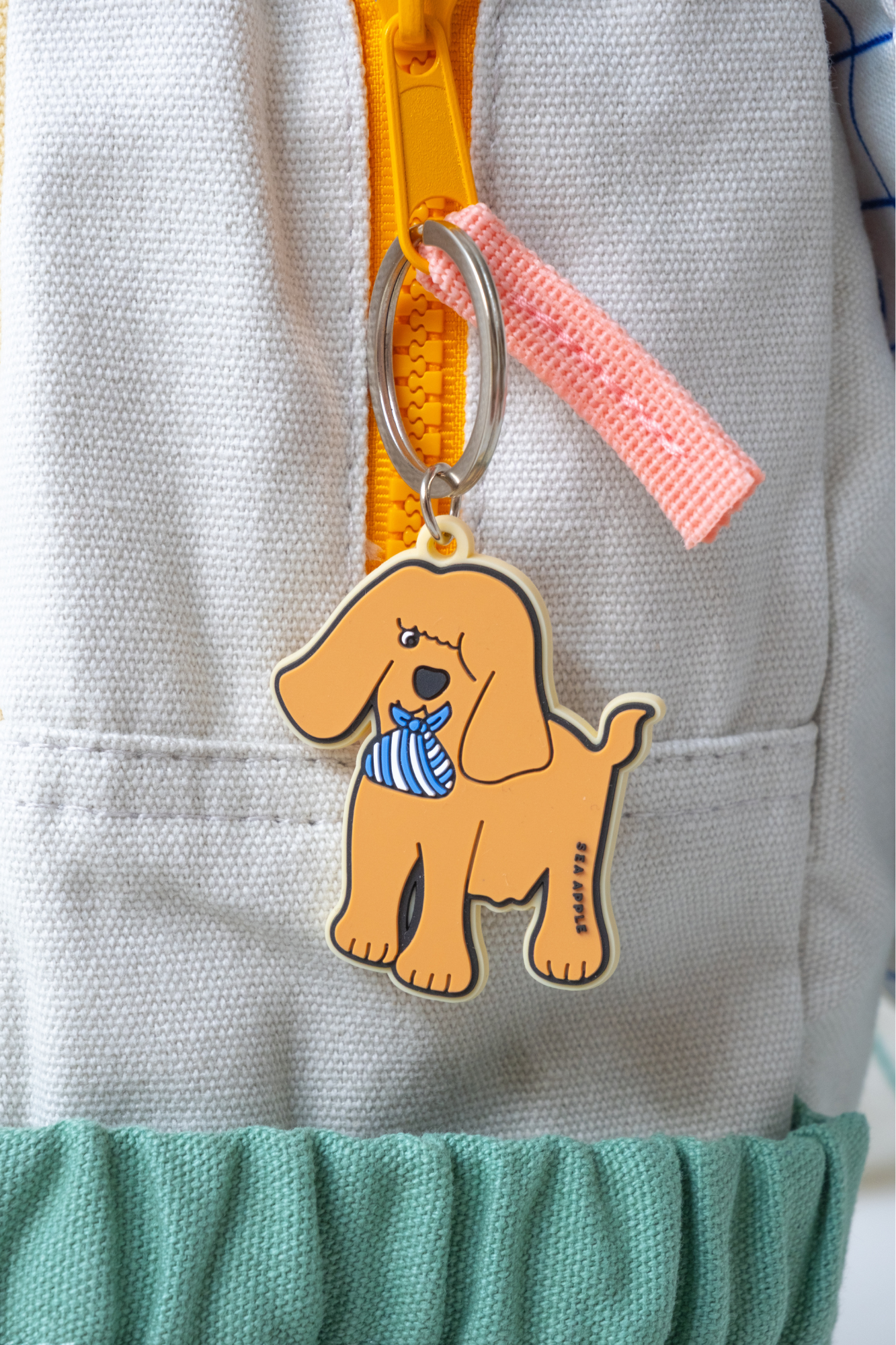 Runaway Dog Keychain