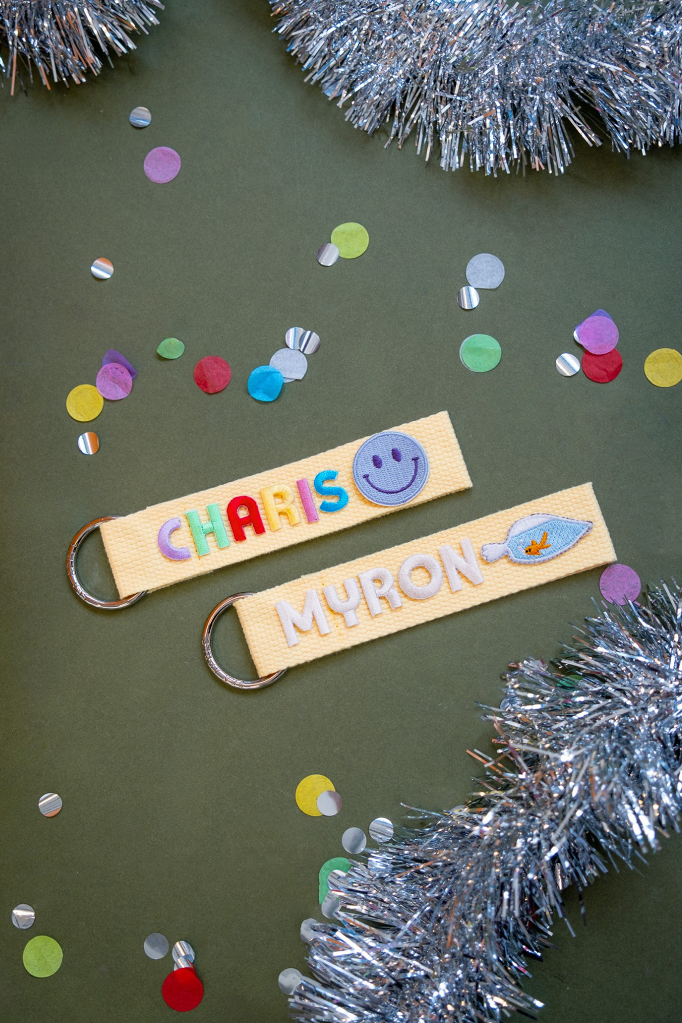 Personalisable Silver Butter Name Tag