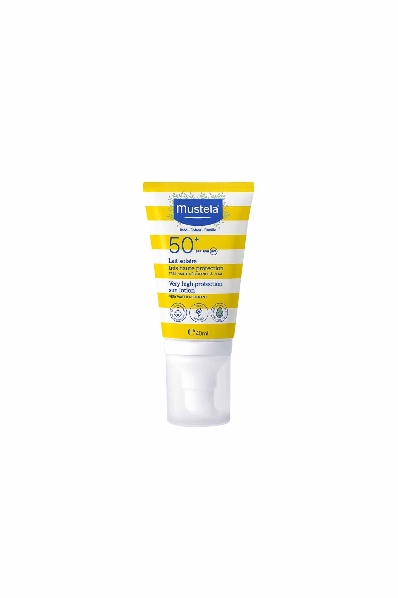 Mustela SPF50 Sun Protection Lotion 40ml – Sea Apple