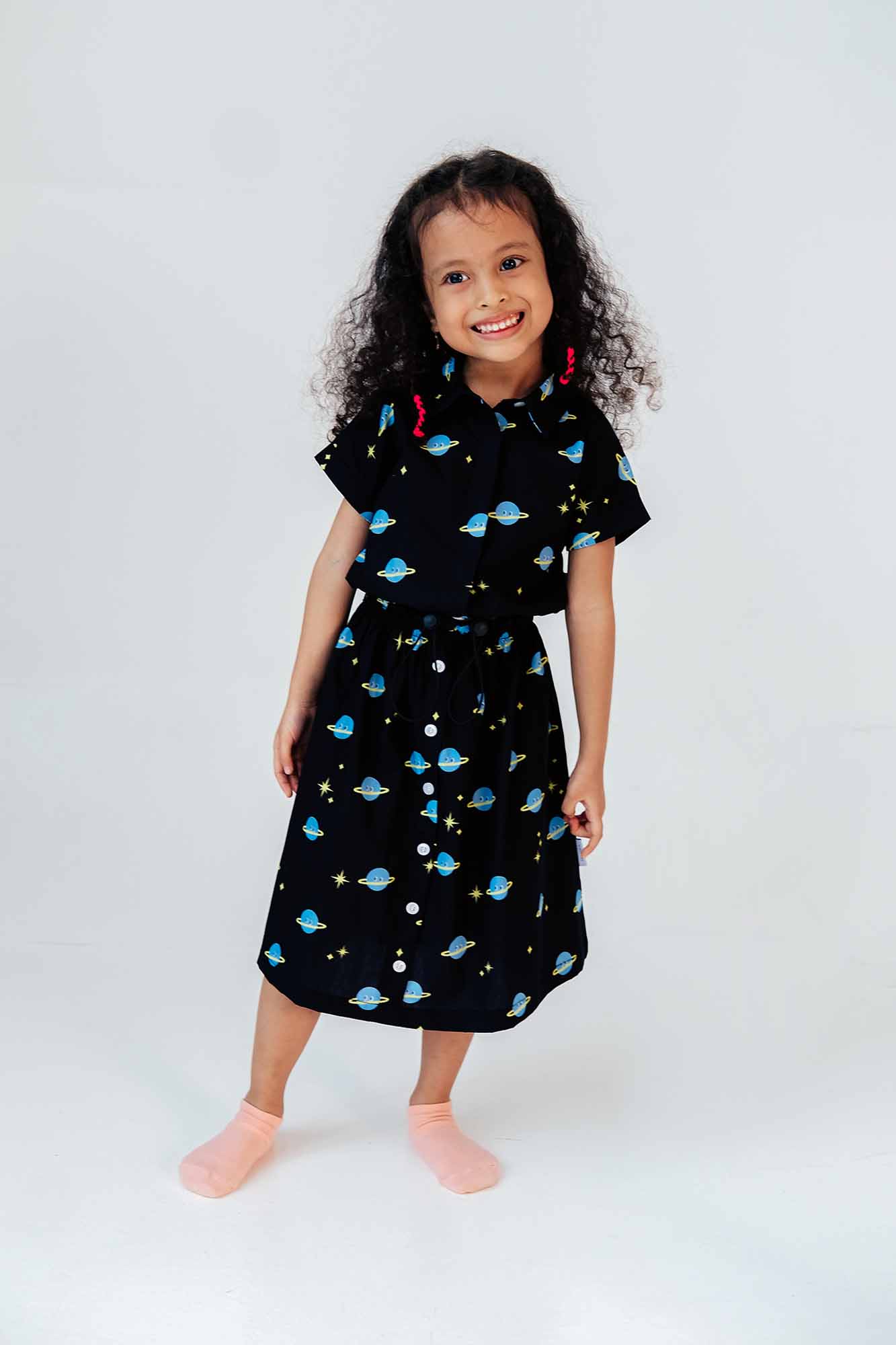 Supernova Paperbag Midi Skirt