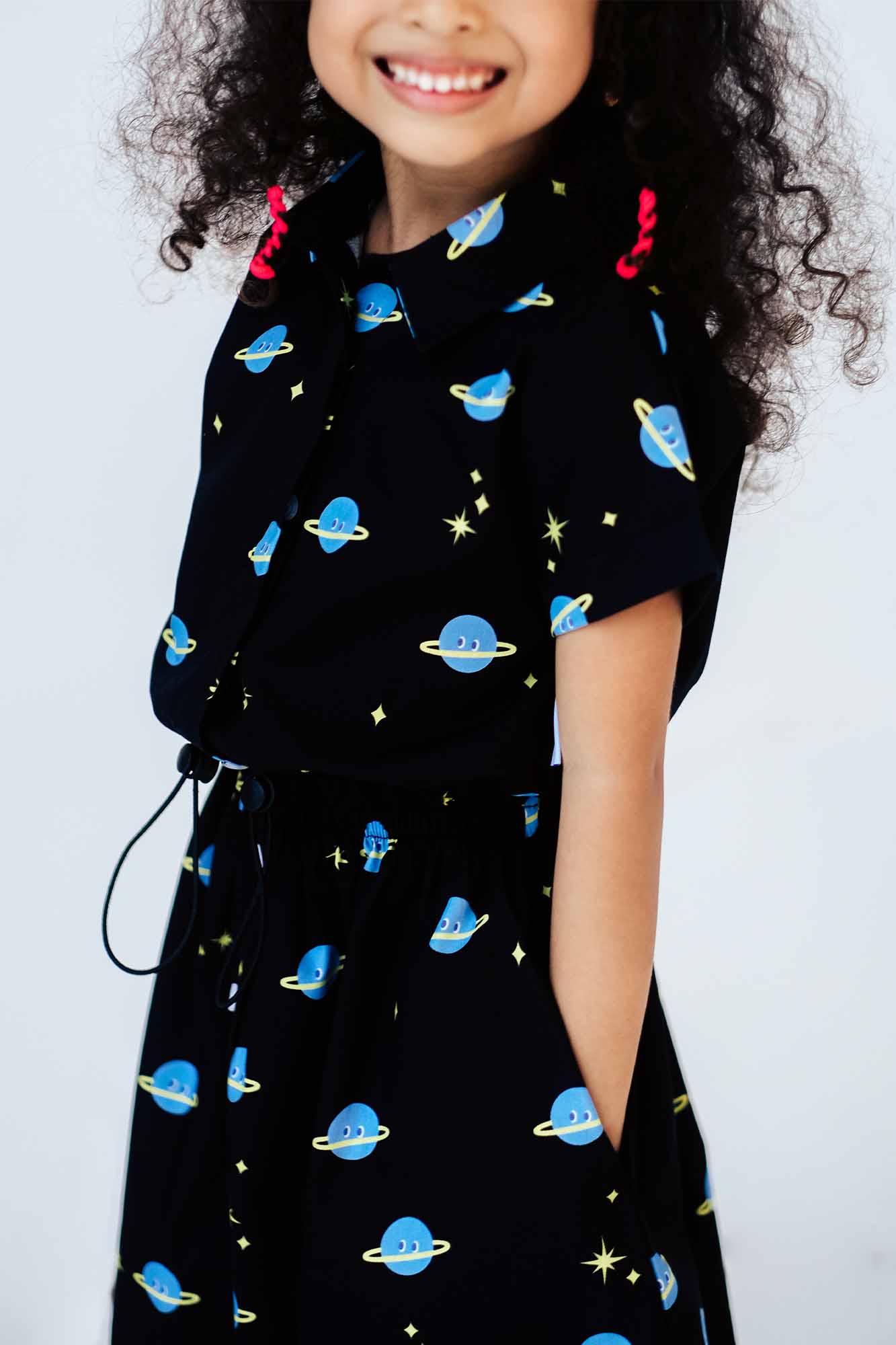 Supernova Paperbag Midi Skirt