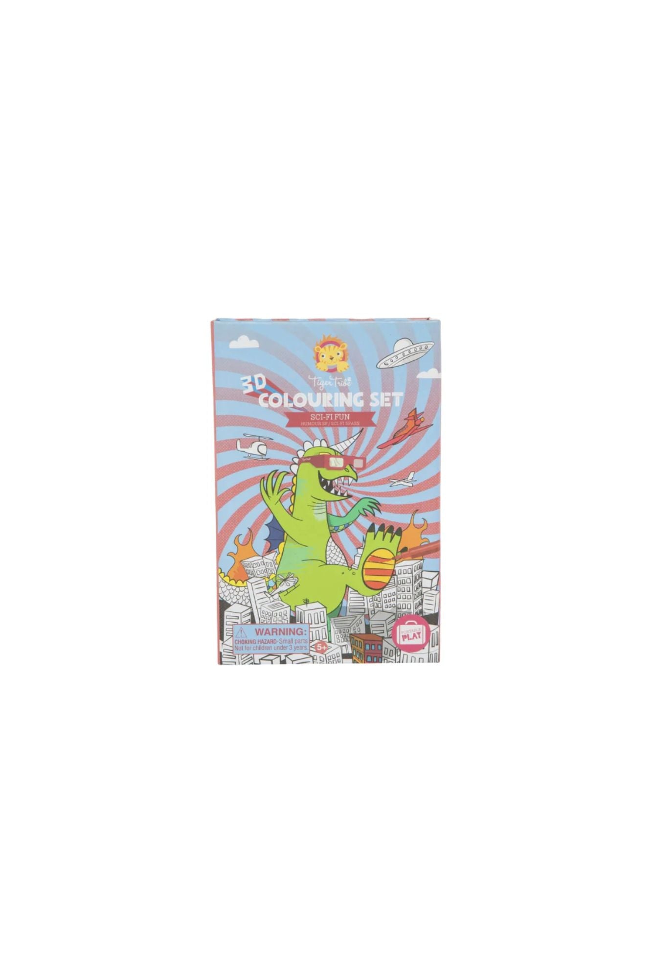 TIGER TRIBE 3D COLOURING SET - SCI FI FUN
