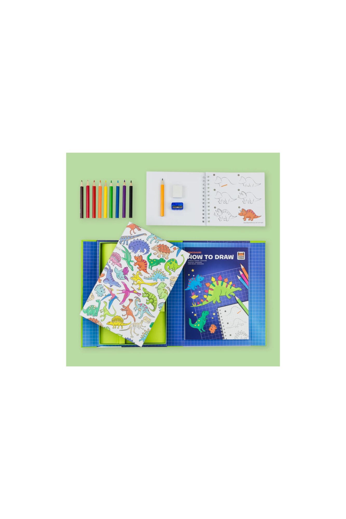 TIGER TRIBE HOW TO DRAW - DINOSAURS