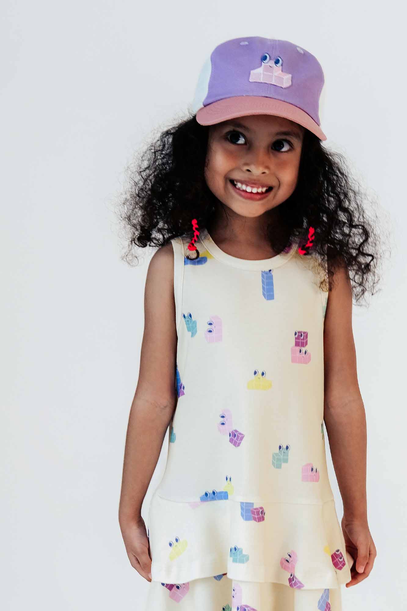 Tetris Two Tiered Sleeveless Dress