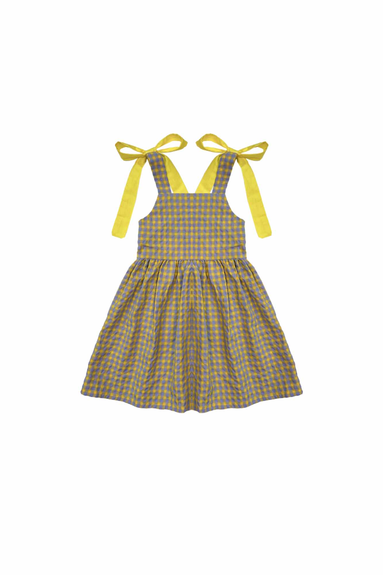Yellow Plaid Chloe Dress