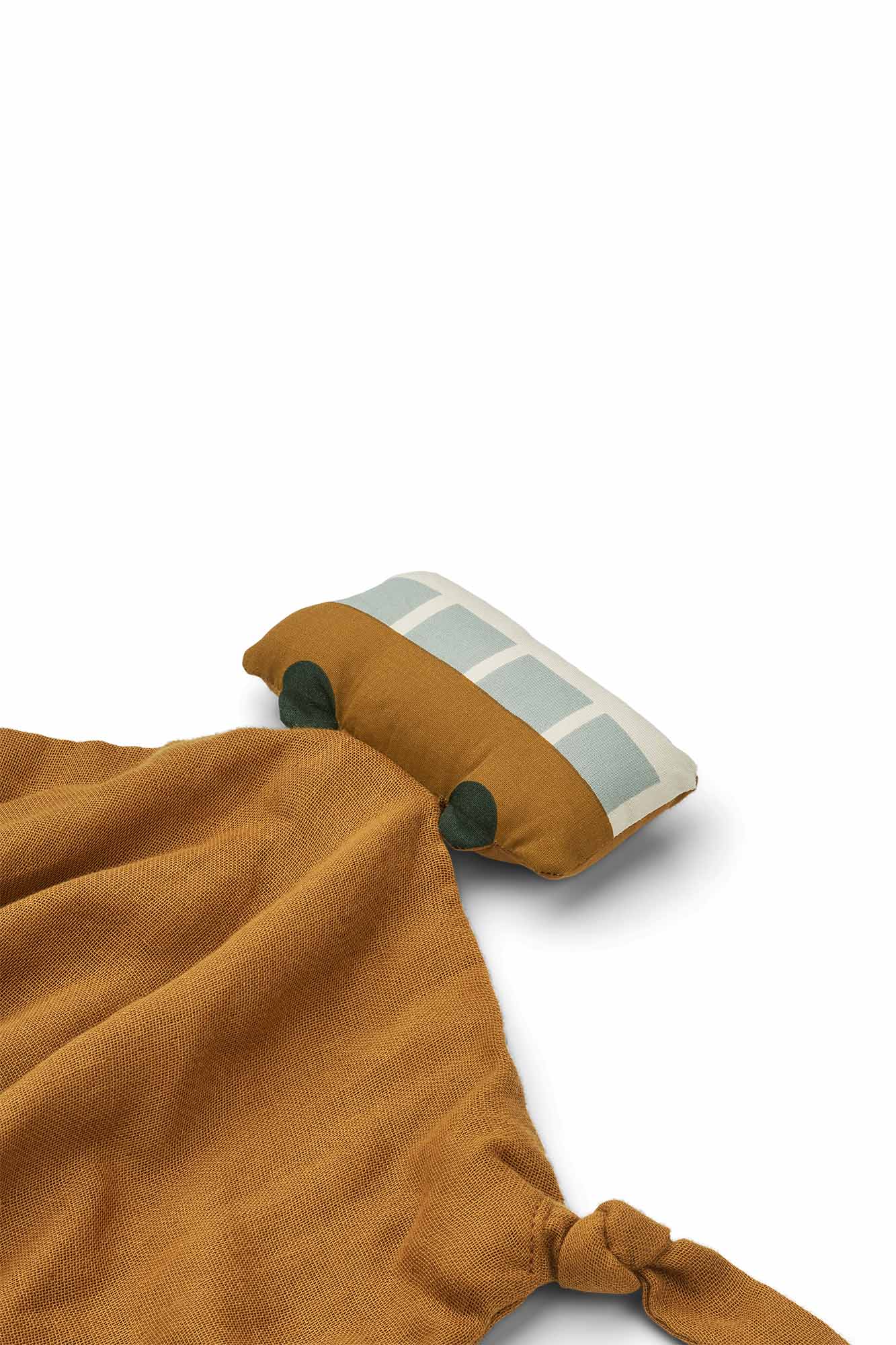 Personalisable Liewood Bus/Golden Caramel Agnete Cuddle Cloth