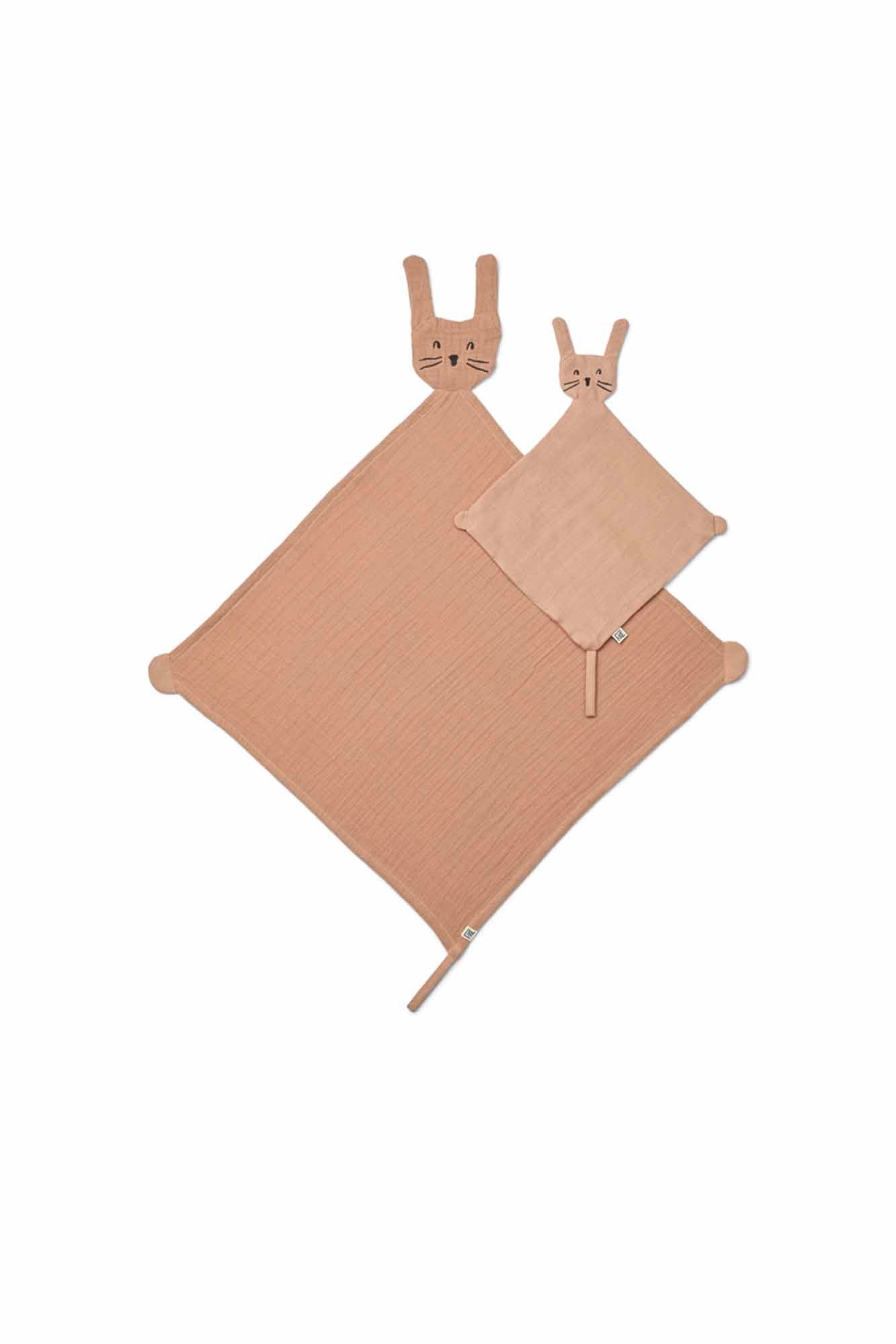 Personalisable Liewood Rabbit/Pale Tuscany Alya Cuddle Cloth