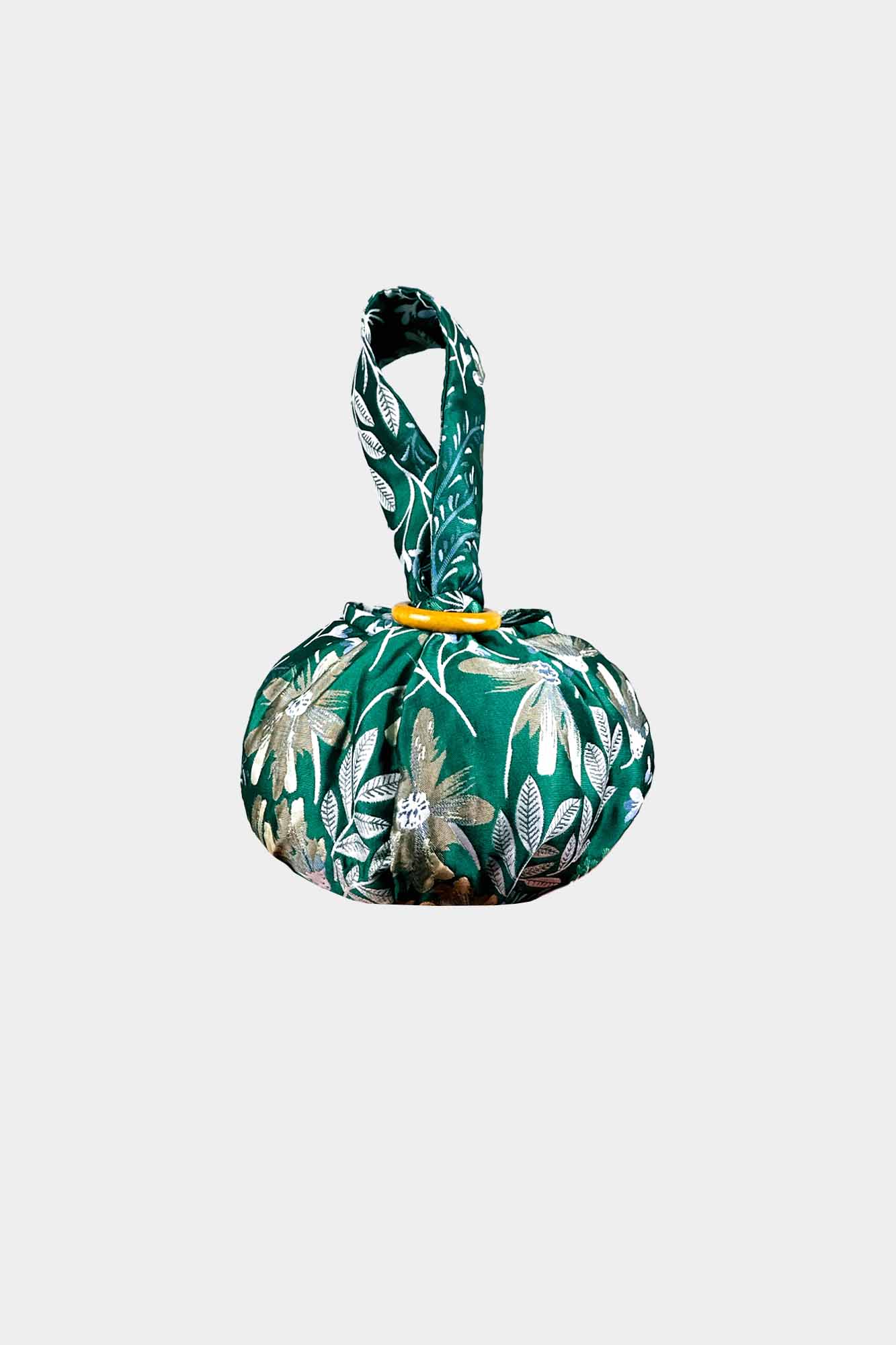 Seaside Garden Jacquard Lantern Bag