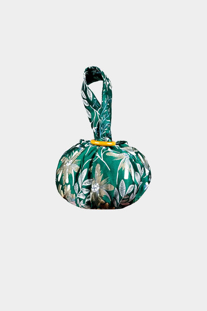 Seaside Garden Jacquard Lantern Bag