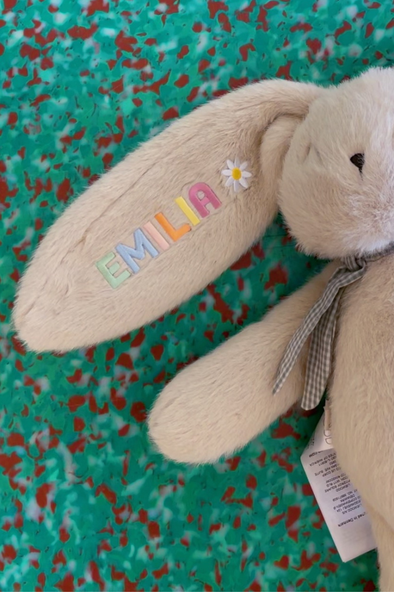 Personalisable Liewood Berto Rabbit Teddy Mist