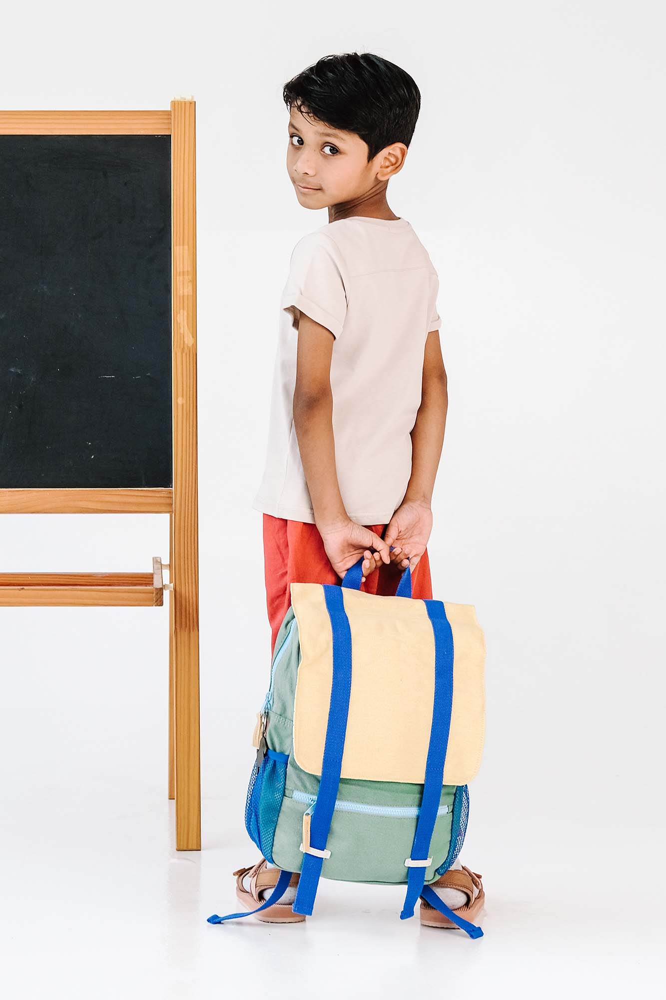 Personalisable 365 Backpack Blue Colour Block