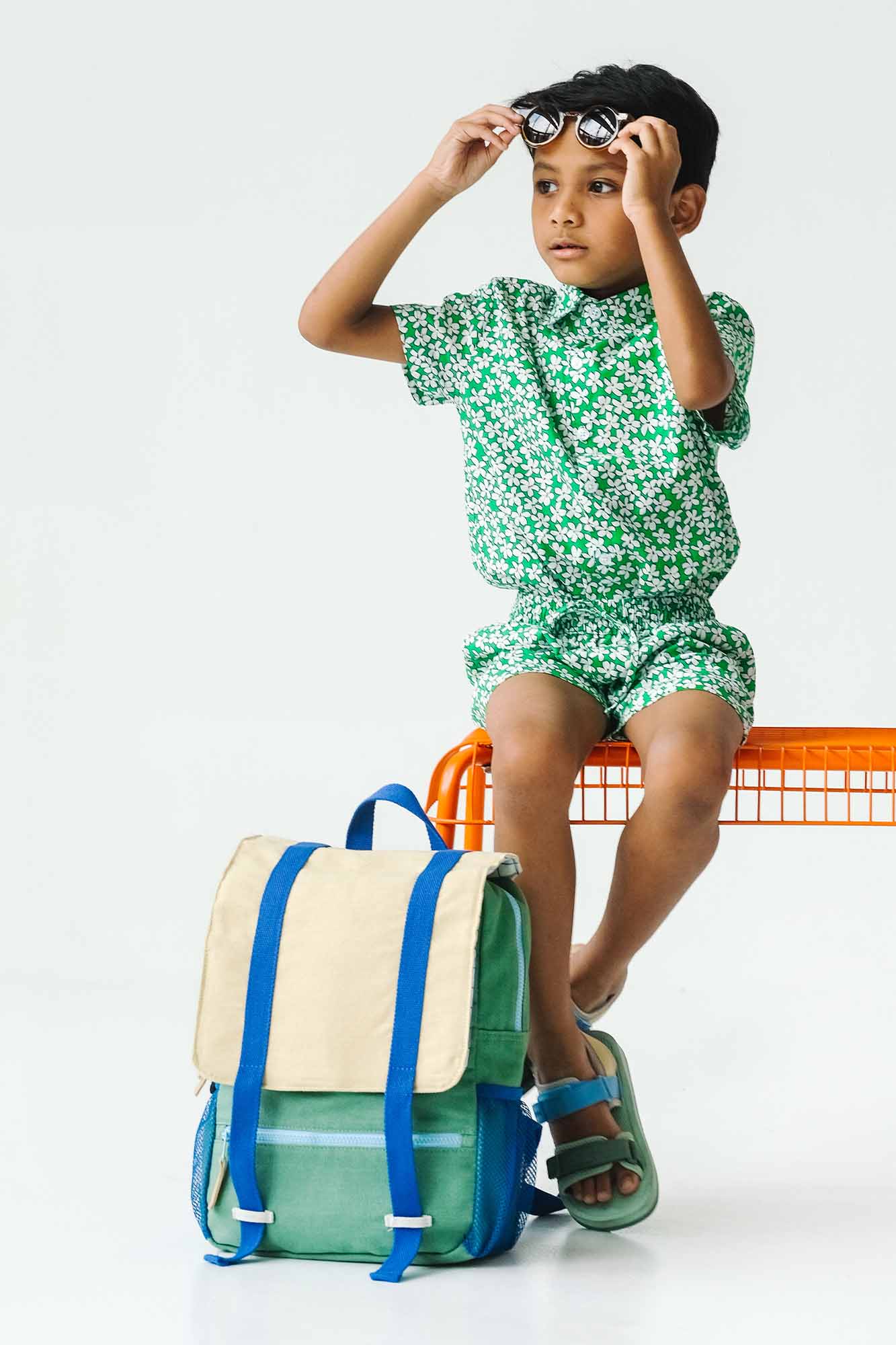 Personalisable 365 Backpack Blue Colour Block