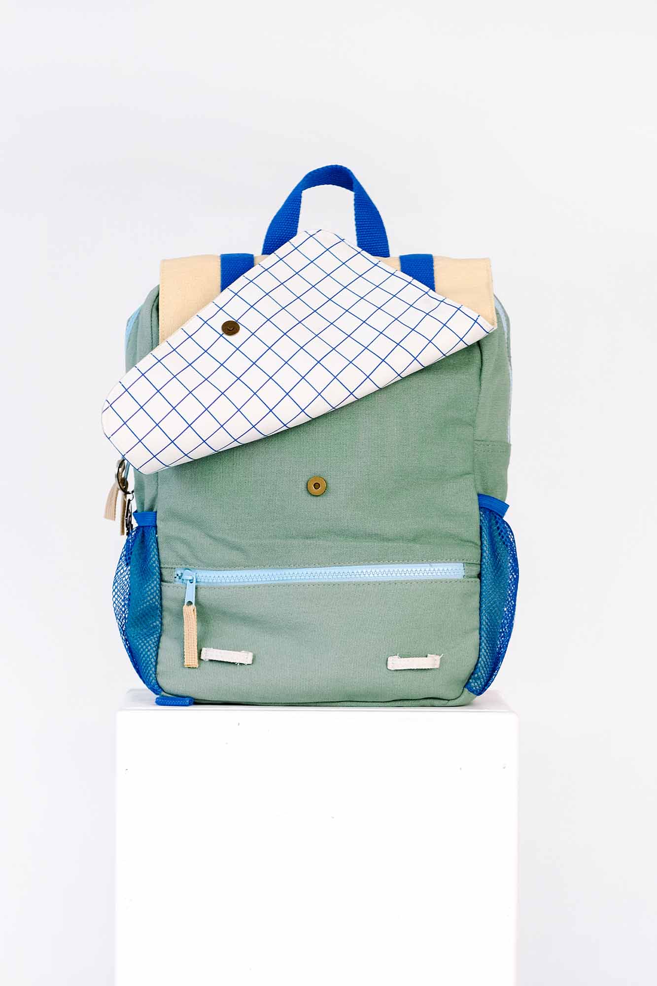 Personalisable 365 Backpack Blue Colour Block