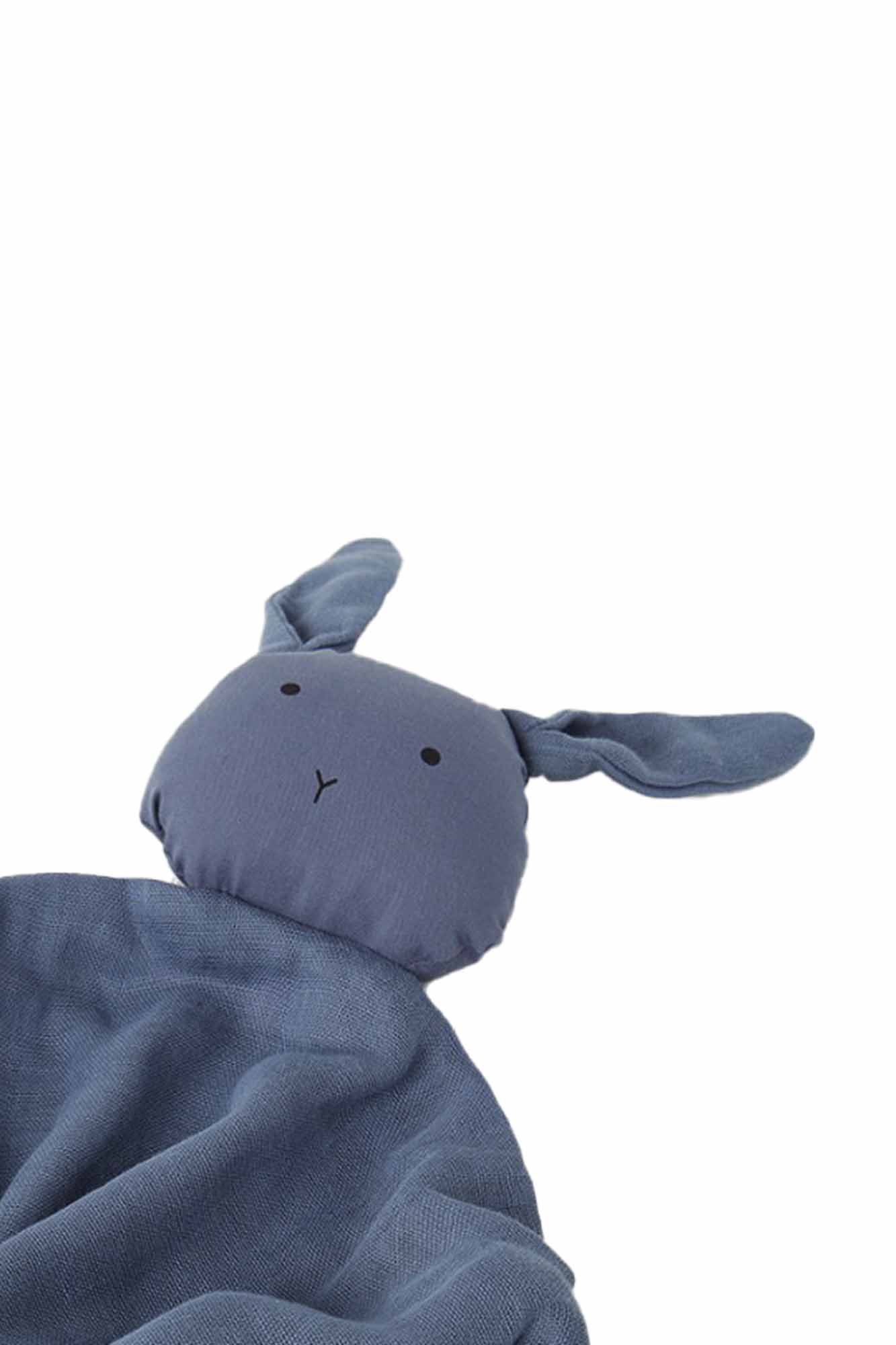 Personalisable Liewood Rabbit Blue Wave Agnete Cuddle Cloth