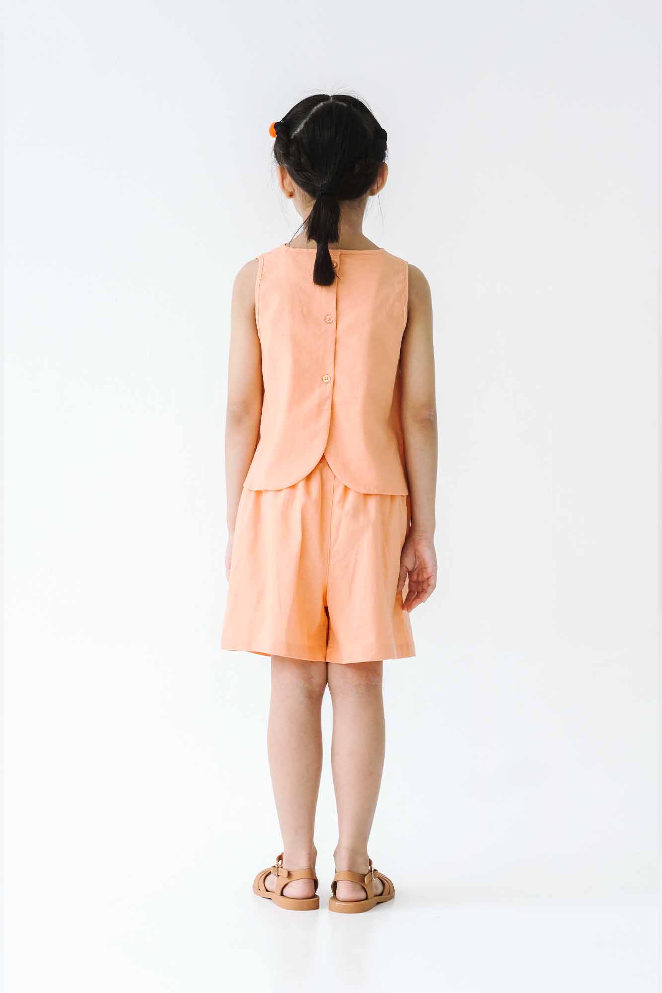 Cantaloupe Boxy Tank & Shorts Set