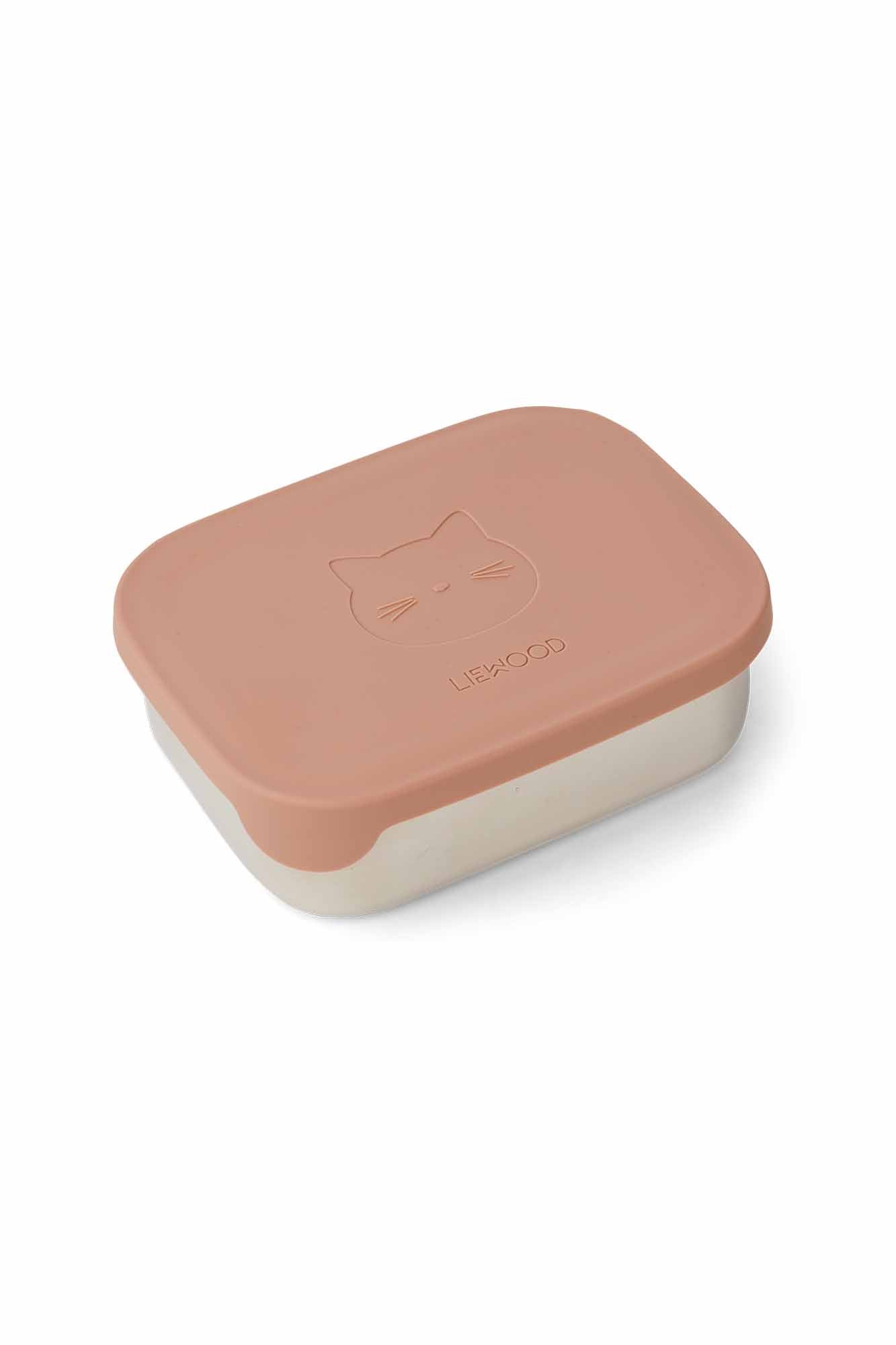 Liewood Arthur Lunch Box Cat Dark Rose