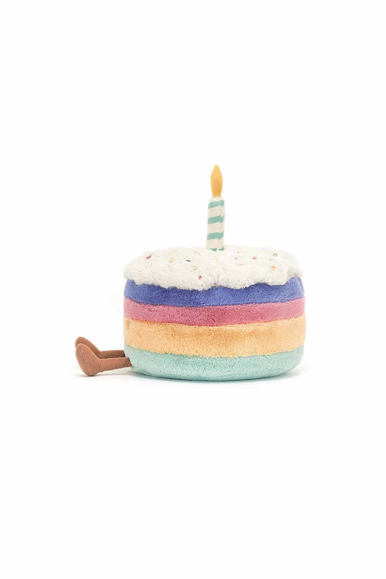 Jellycat Amuseable Rainbow Birthday Cake