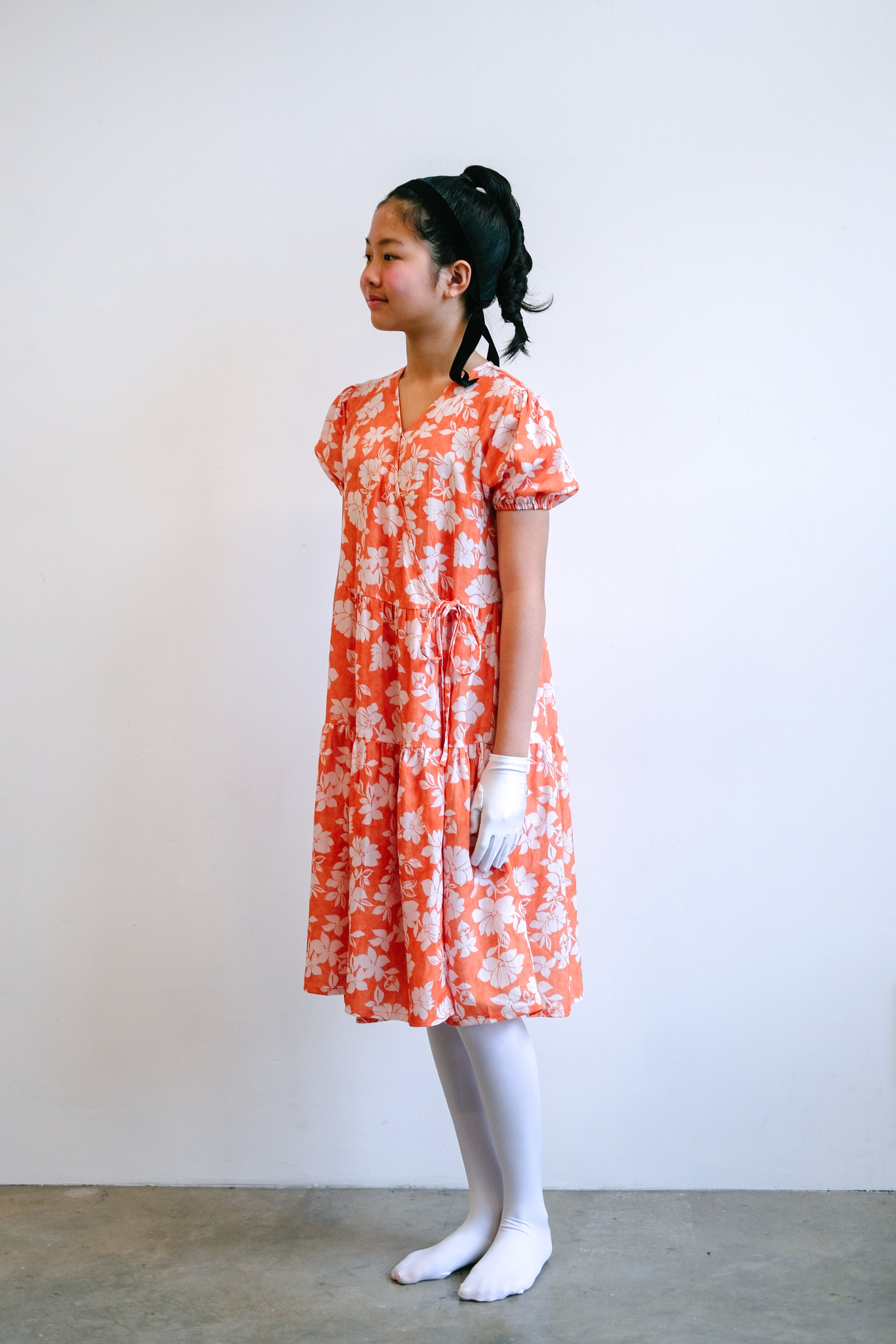 Persimmon Spring Anna Wrap Dress