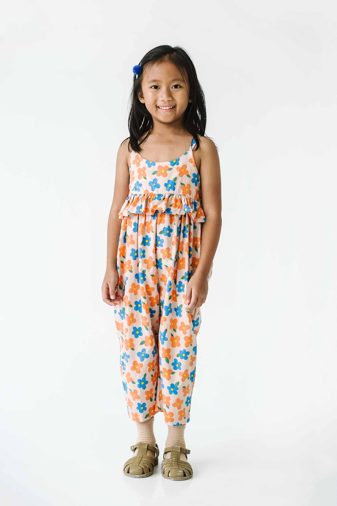 Orange Flowers Maya Jumpsuit