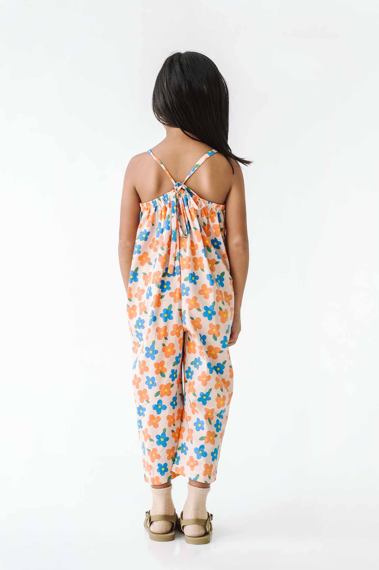 Orange Flowers Maya Jumpsuit