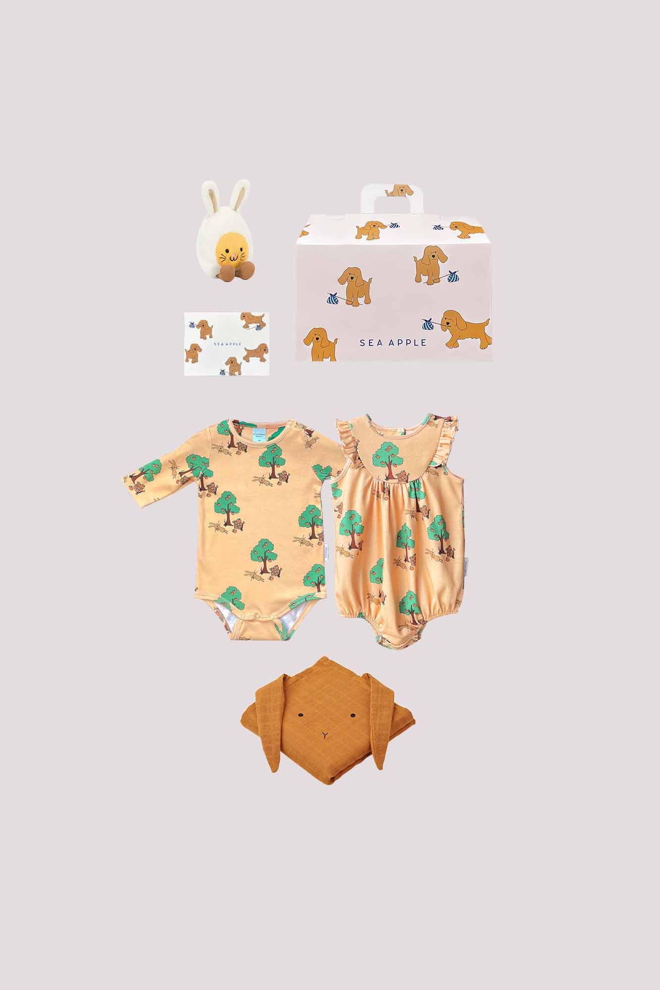 Baby Girl Orange Tree Gift Set