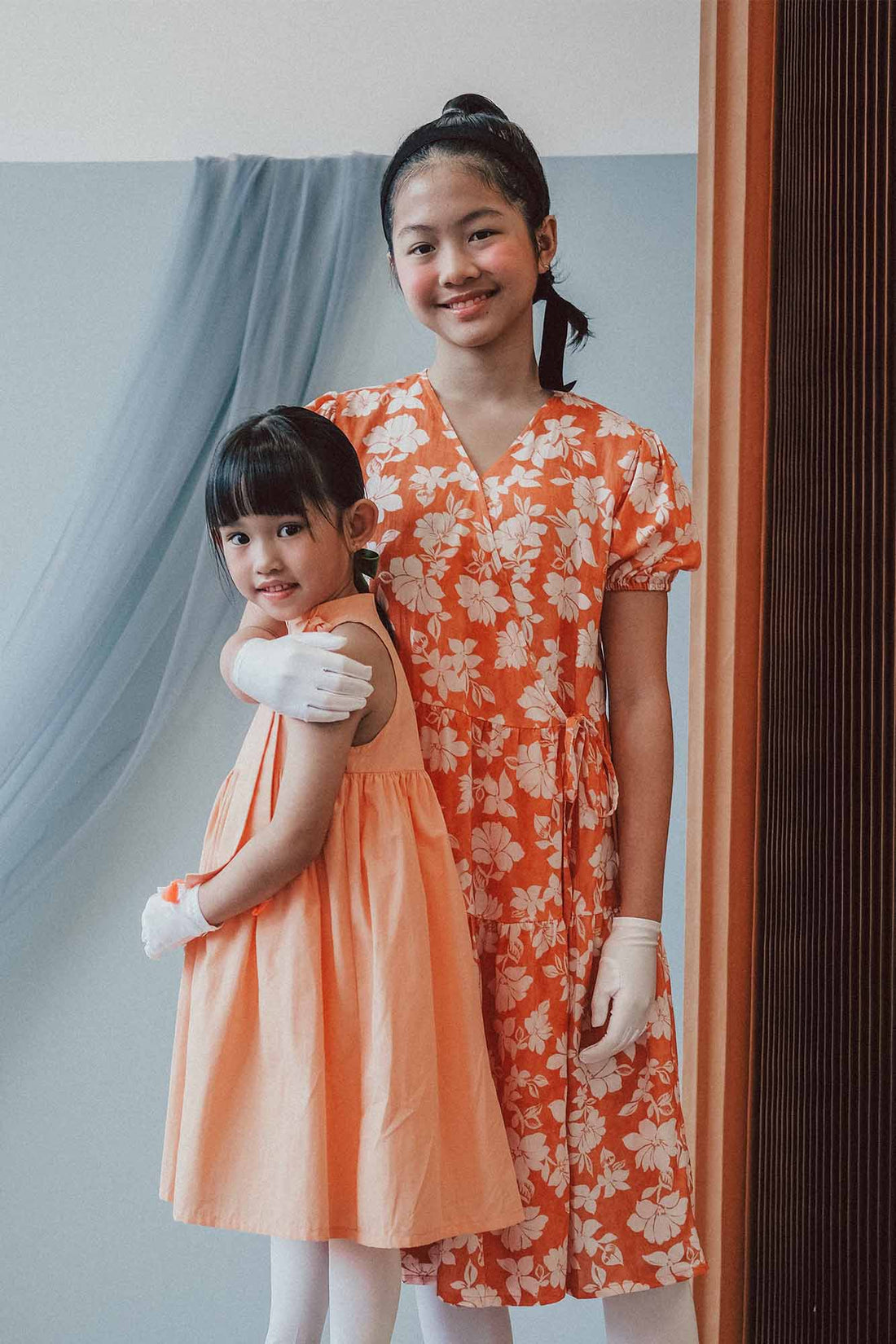 Persimmon Spring Anna Wrap Dress