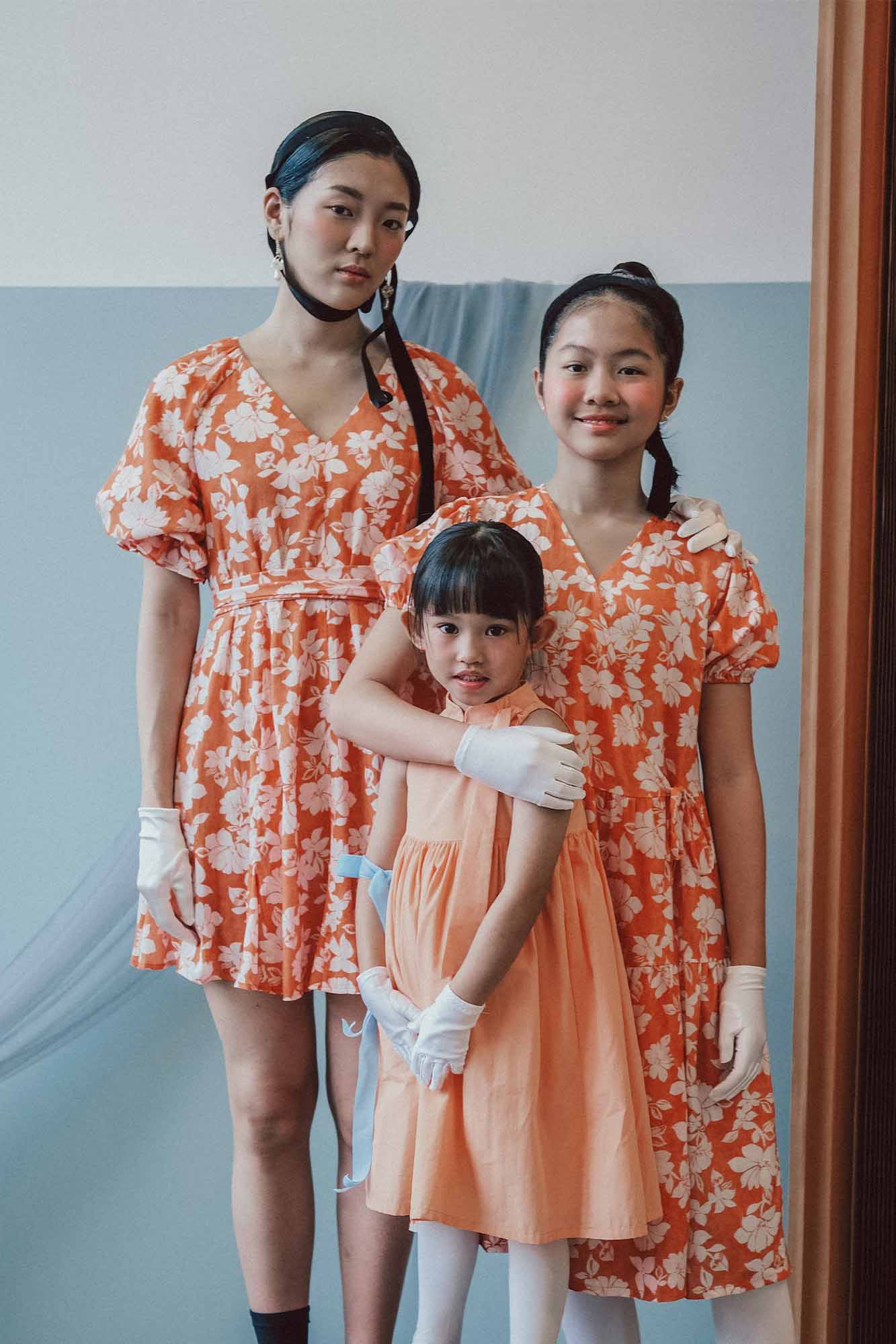 Persimmon Spring Anna Wrap Dress