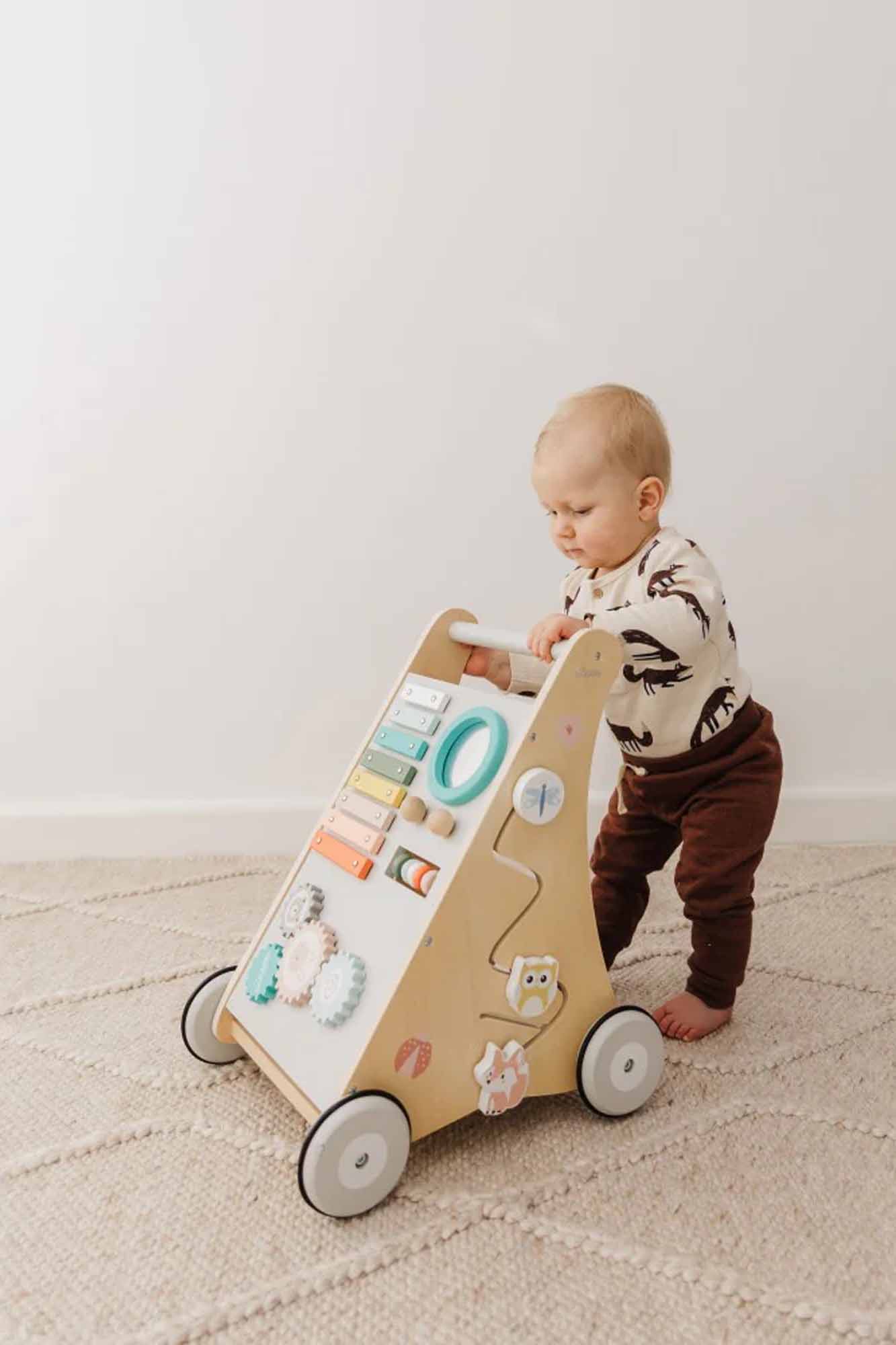 Bubble Wooden Activity Play Walker