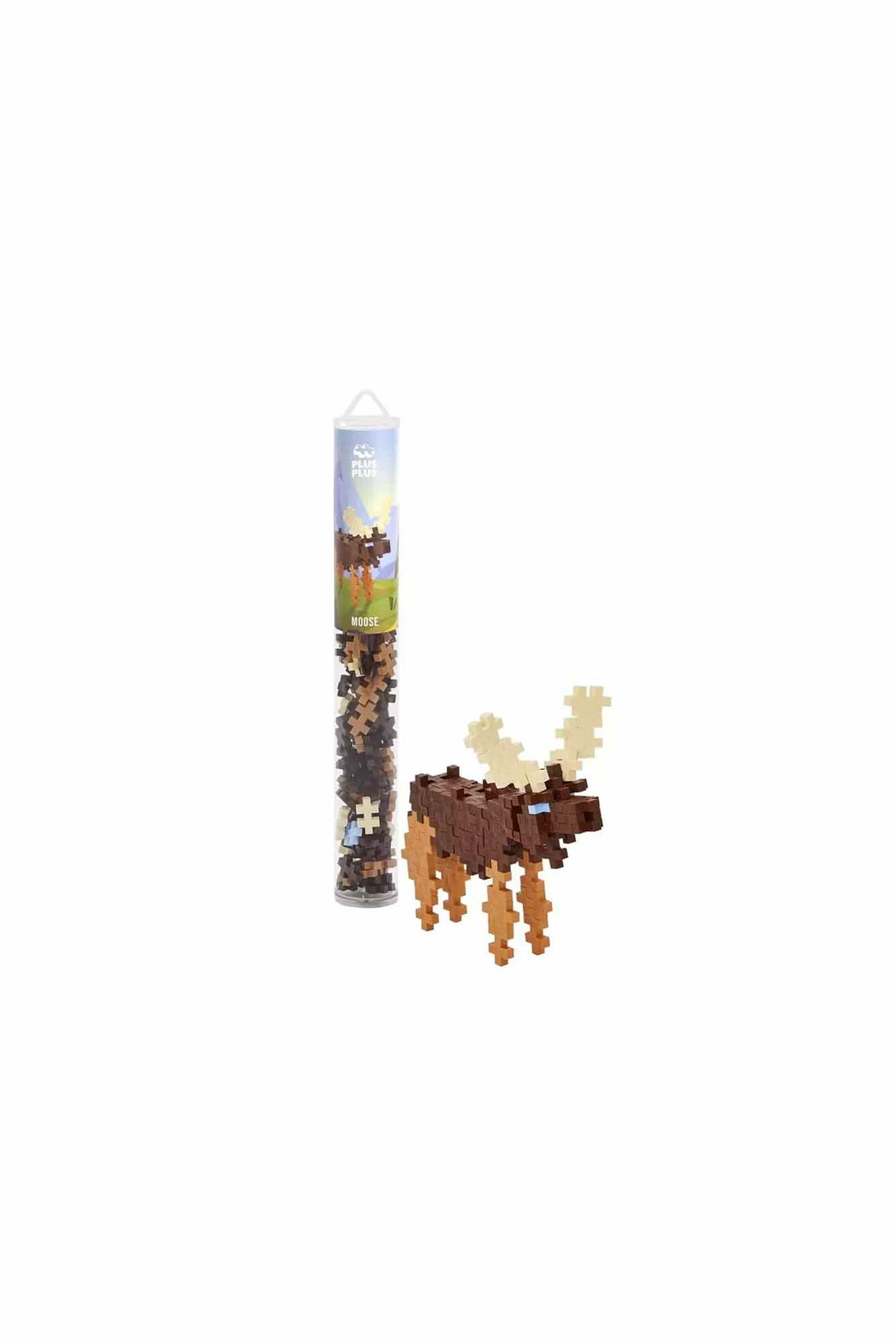 PLUS-PLUS Moose - 100 pieces Tube