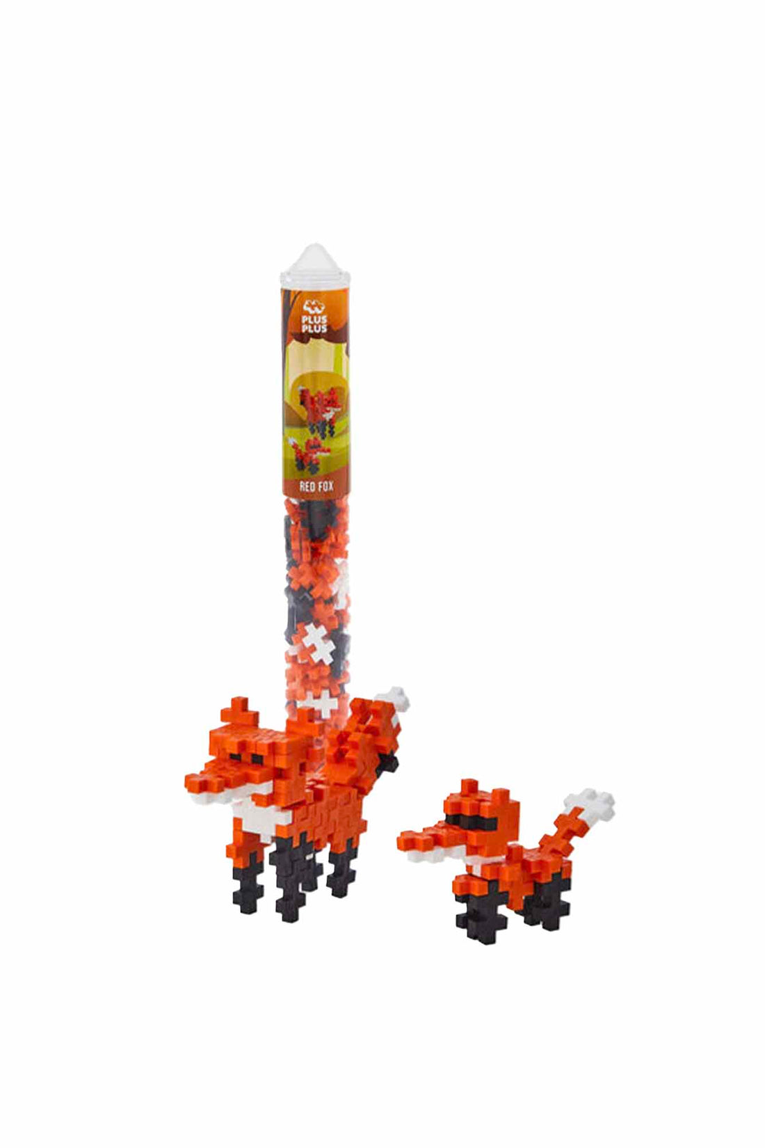 PLUS-PLUS Red Fox - 100 pieces Tube