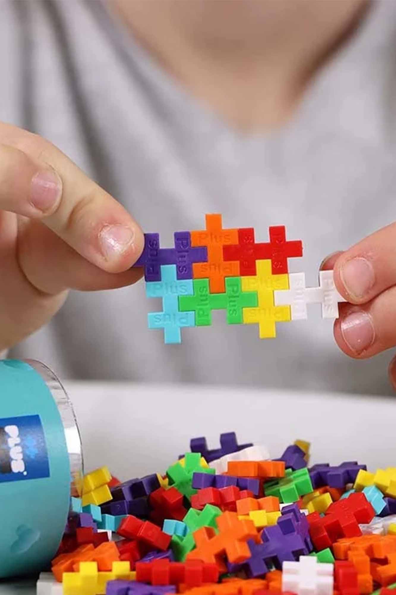 PLUS-PLUS Rainbow Mix - 100 pieces Tube