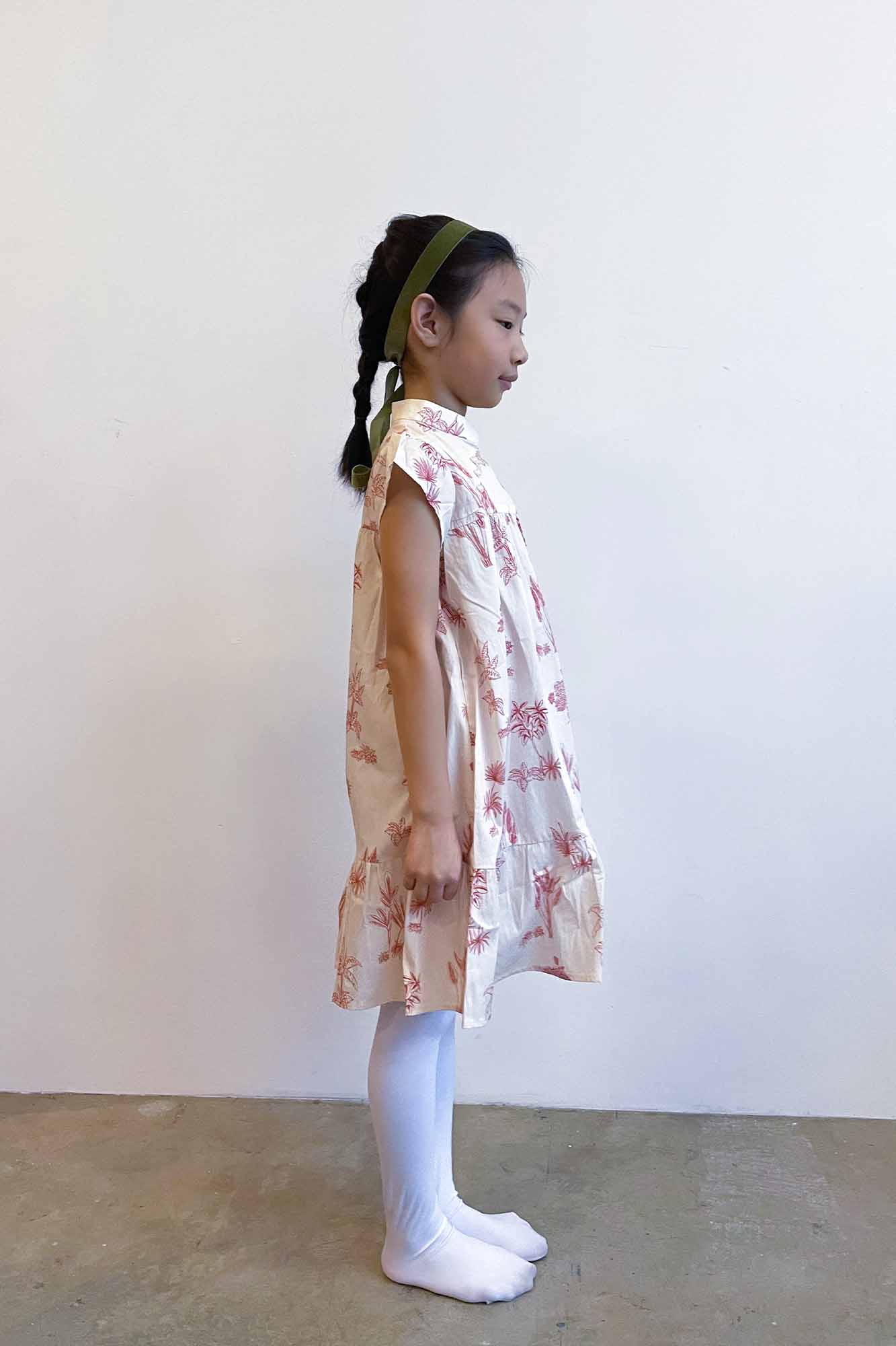 Red Botanical Daphne Cheongsam