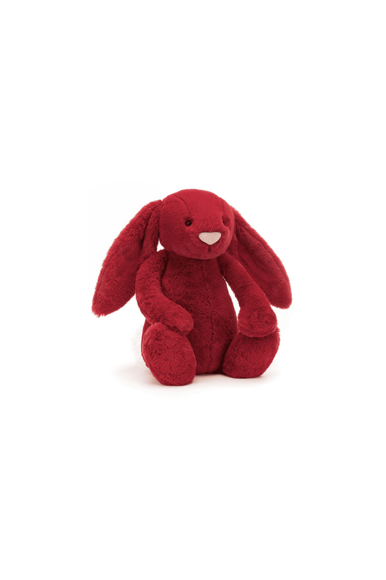Personalisable Jellycat Bashful Luxe Scarlett Bunny Huge Sea Apple