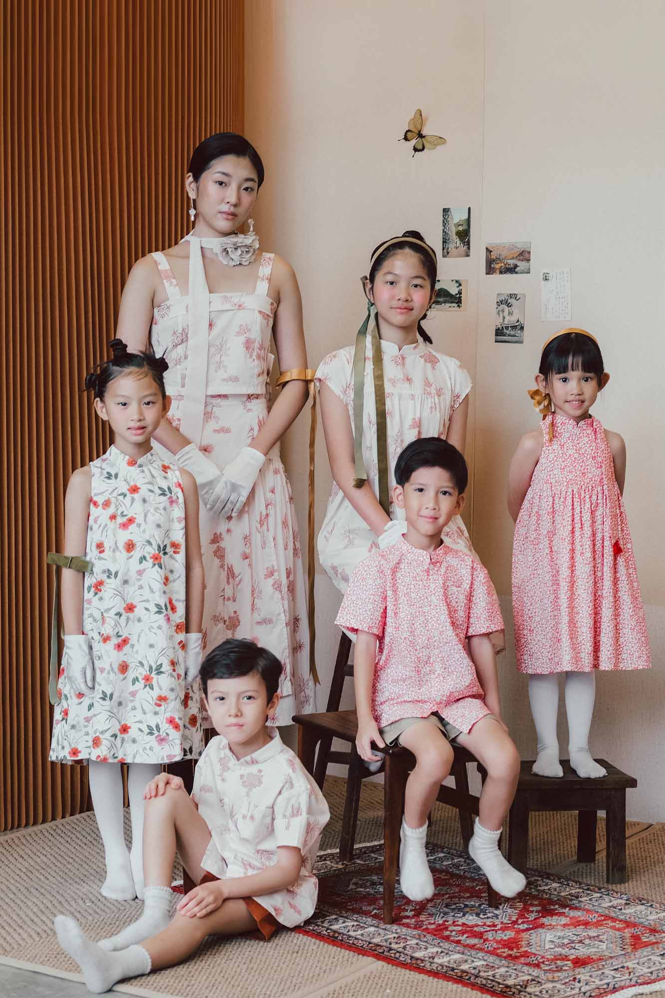 Red Hyacinth Adele Cheongsam