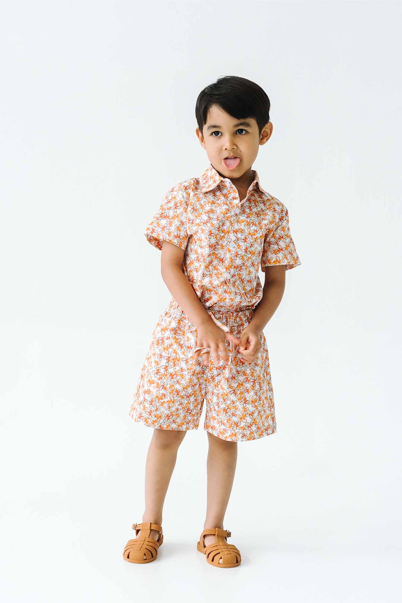 Sunset Blooms James Shirt