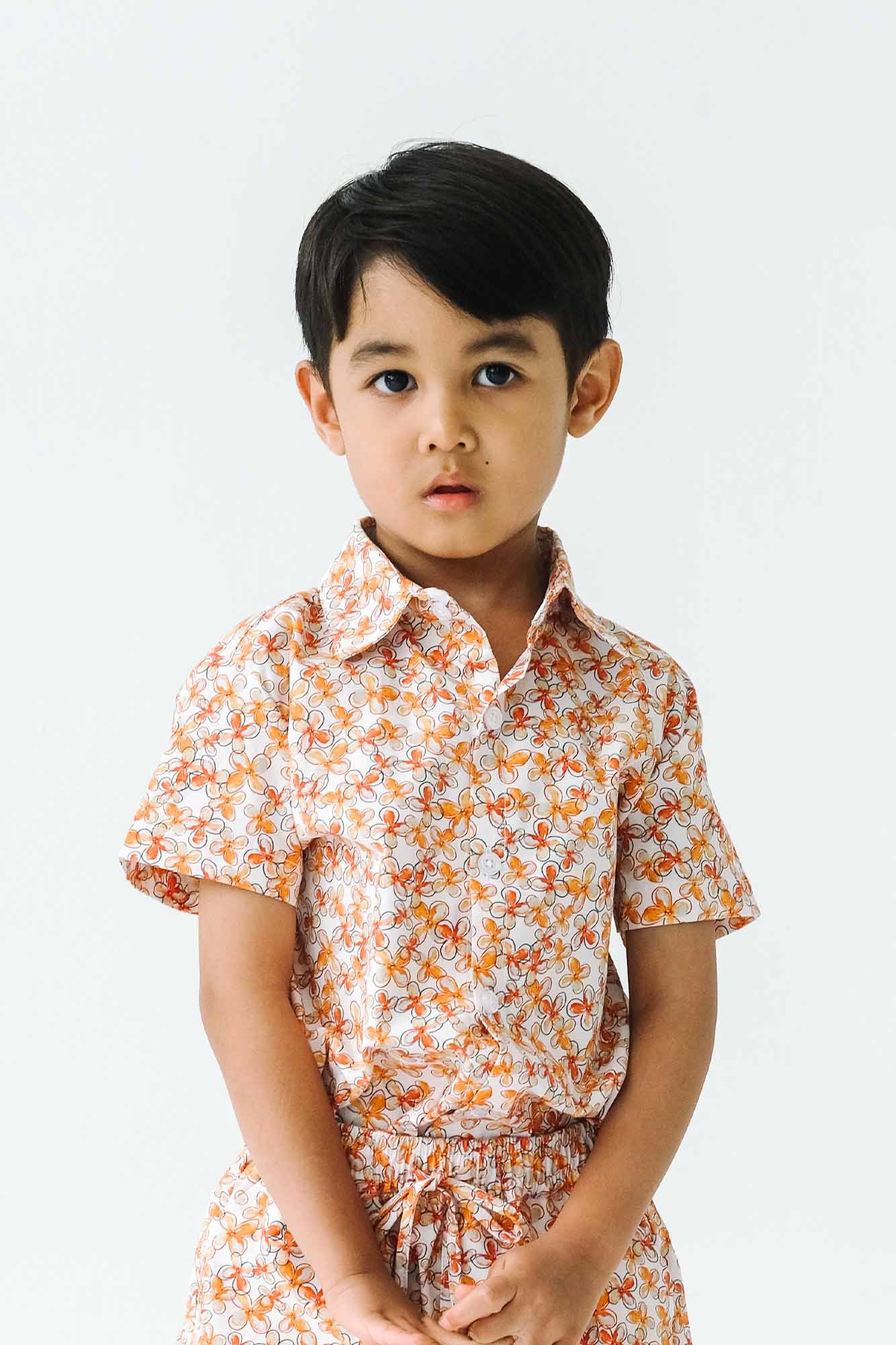 Sunset Blooms James Shirt