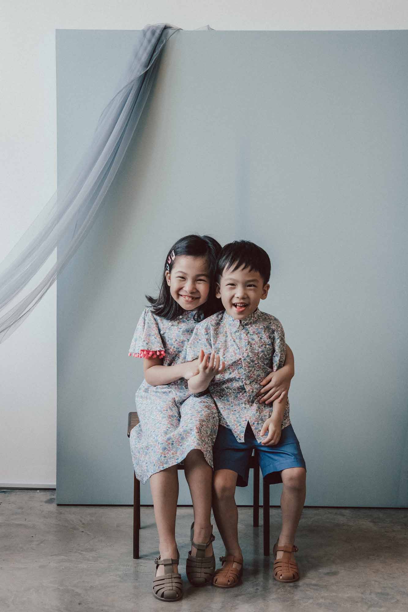 Sweet Pansy Organic Ada Cheongsam