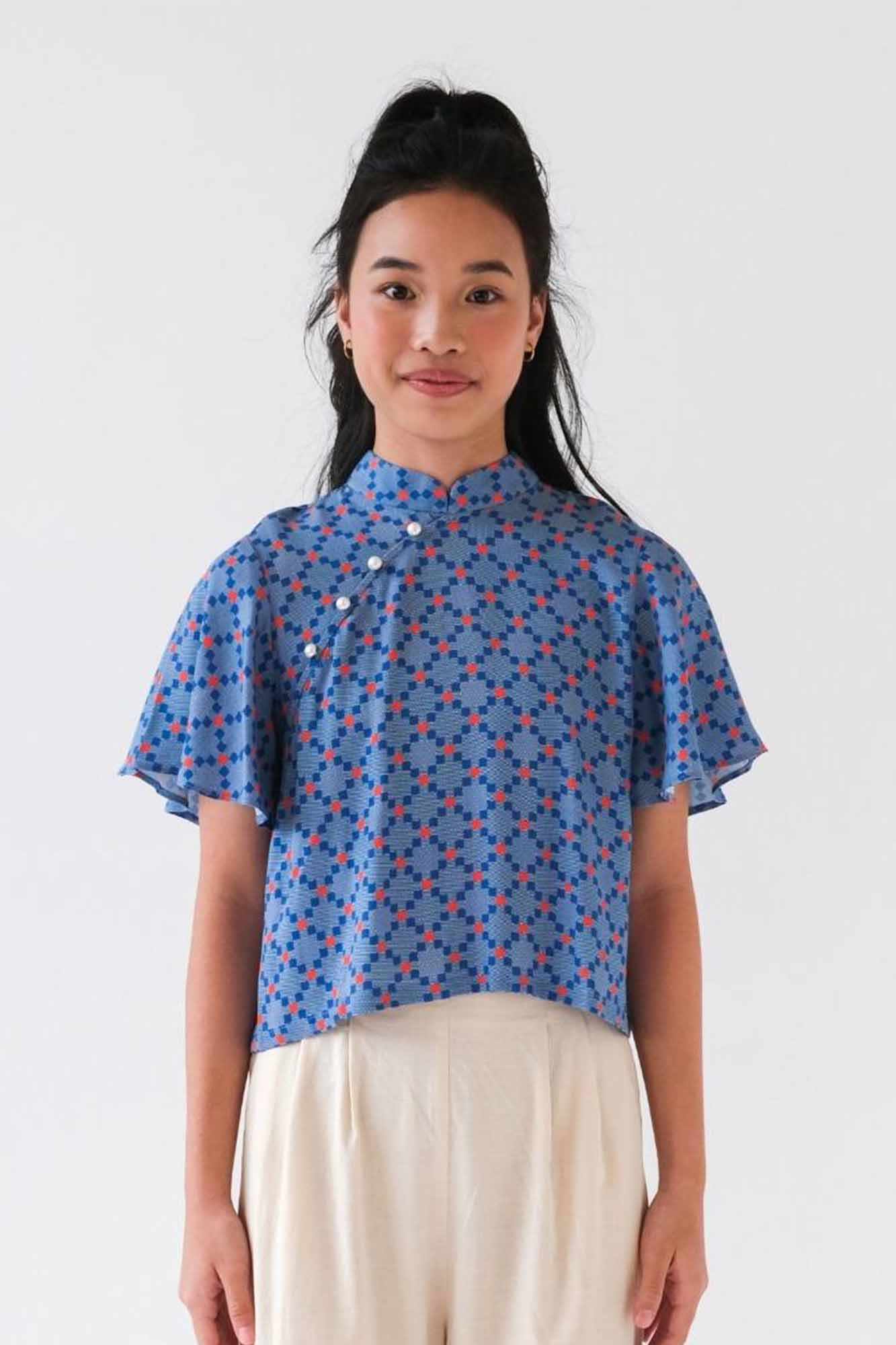 Chessboard Tweens Olivia Top
