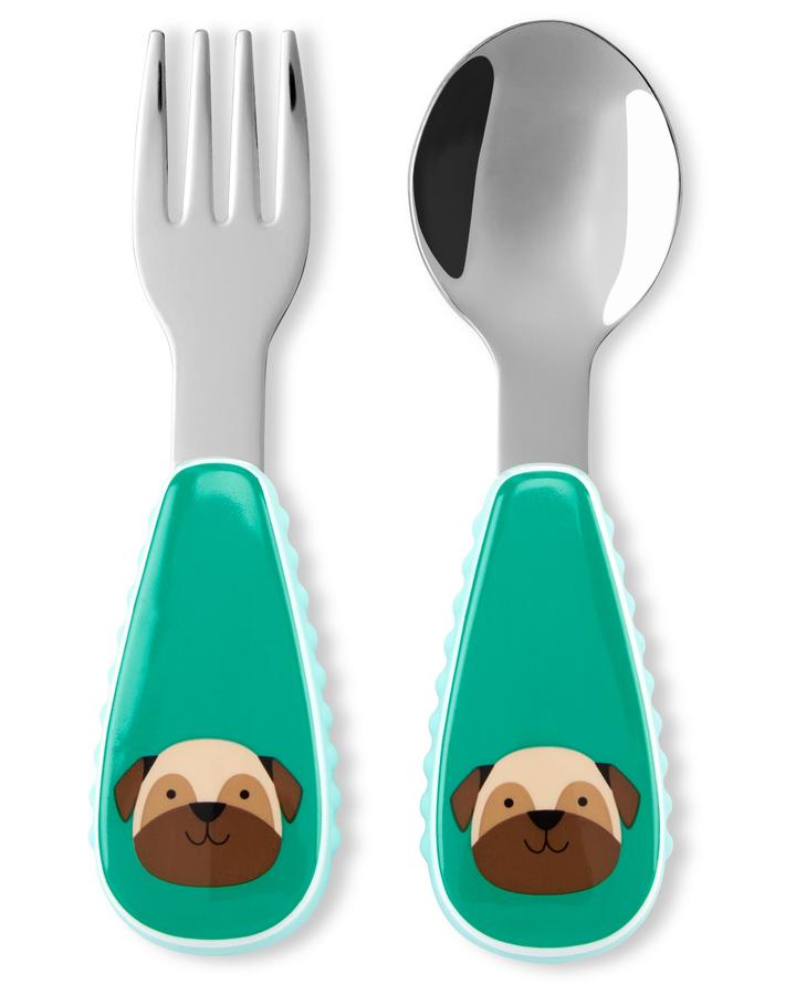 Skip Hop Zootensils Fork & Spoon - Sea Apple