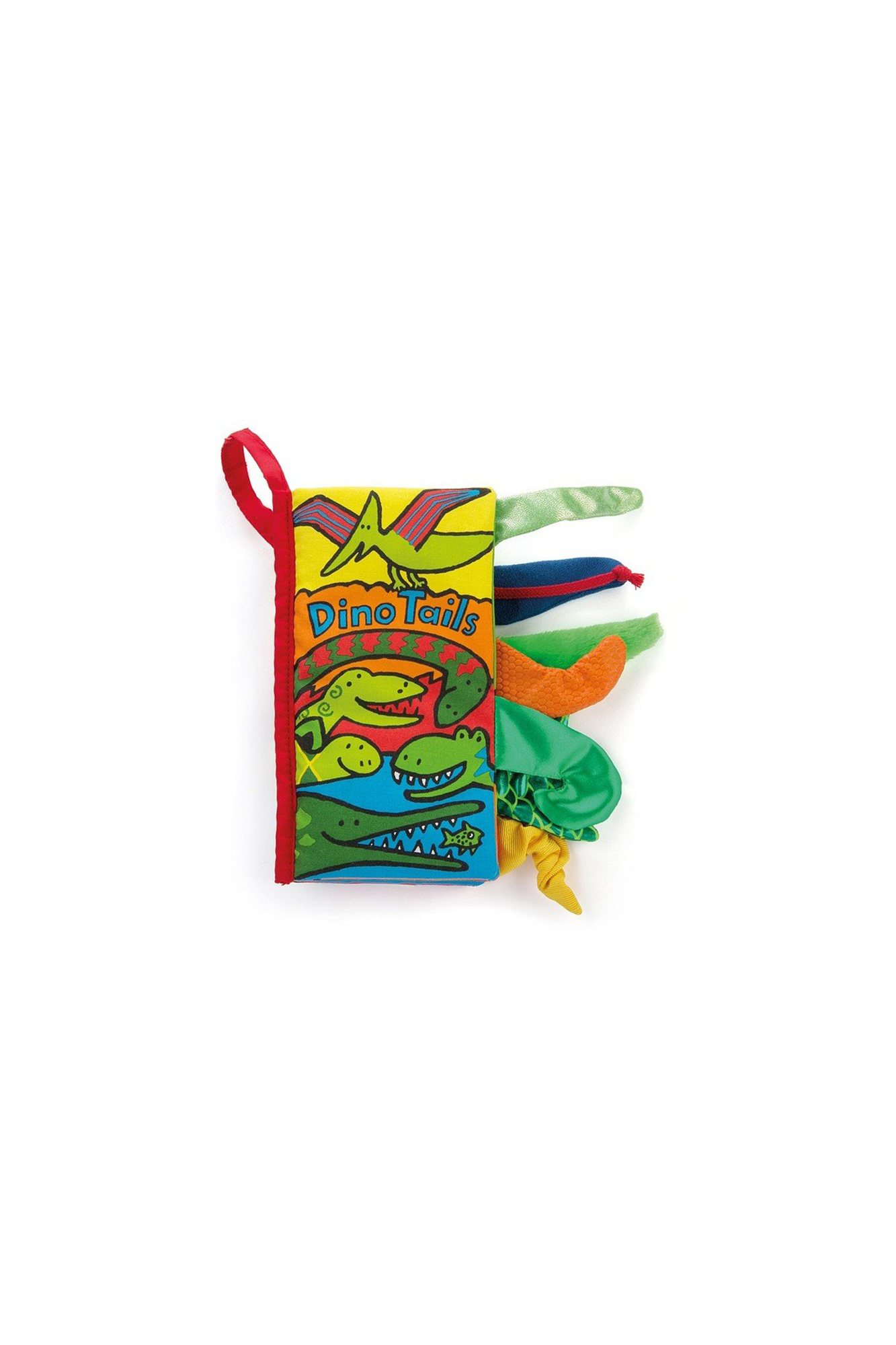 Jellycat Dino Tails Book Sea Apple