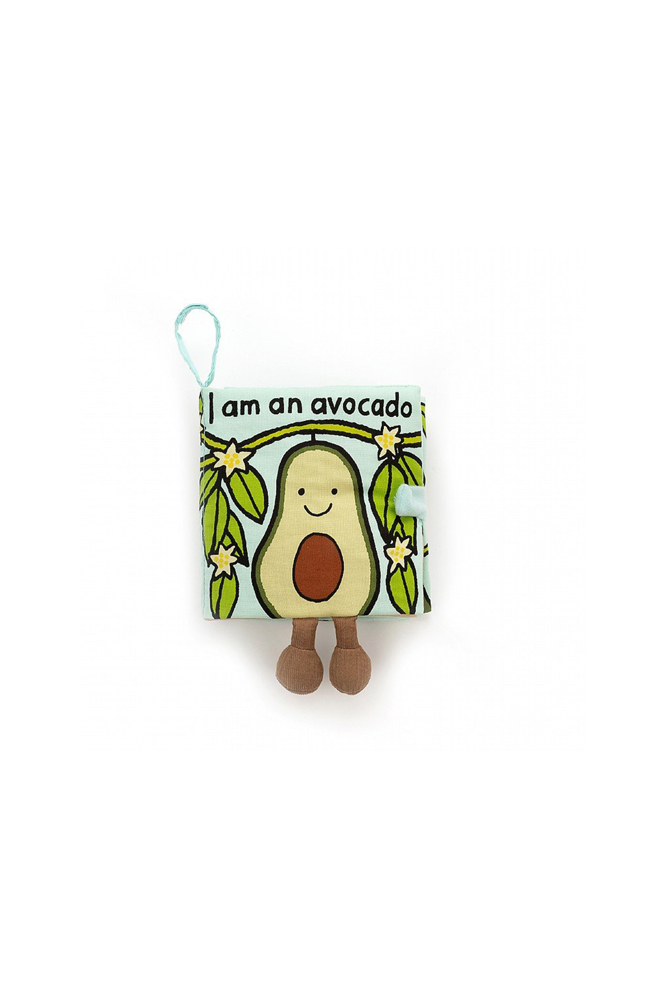 Jellycat Avocado Fabric Book - Sea Apple