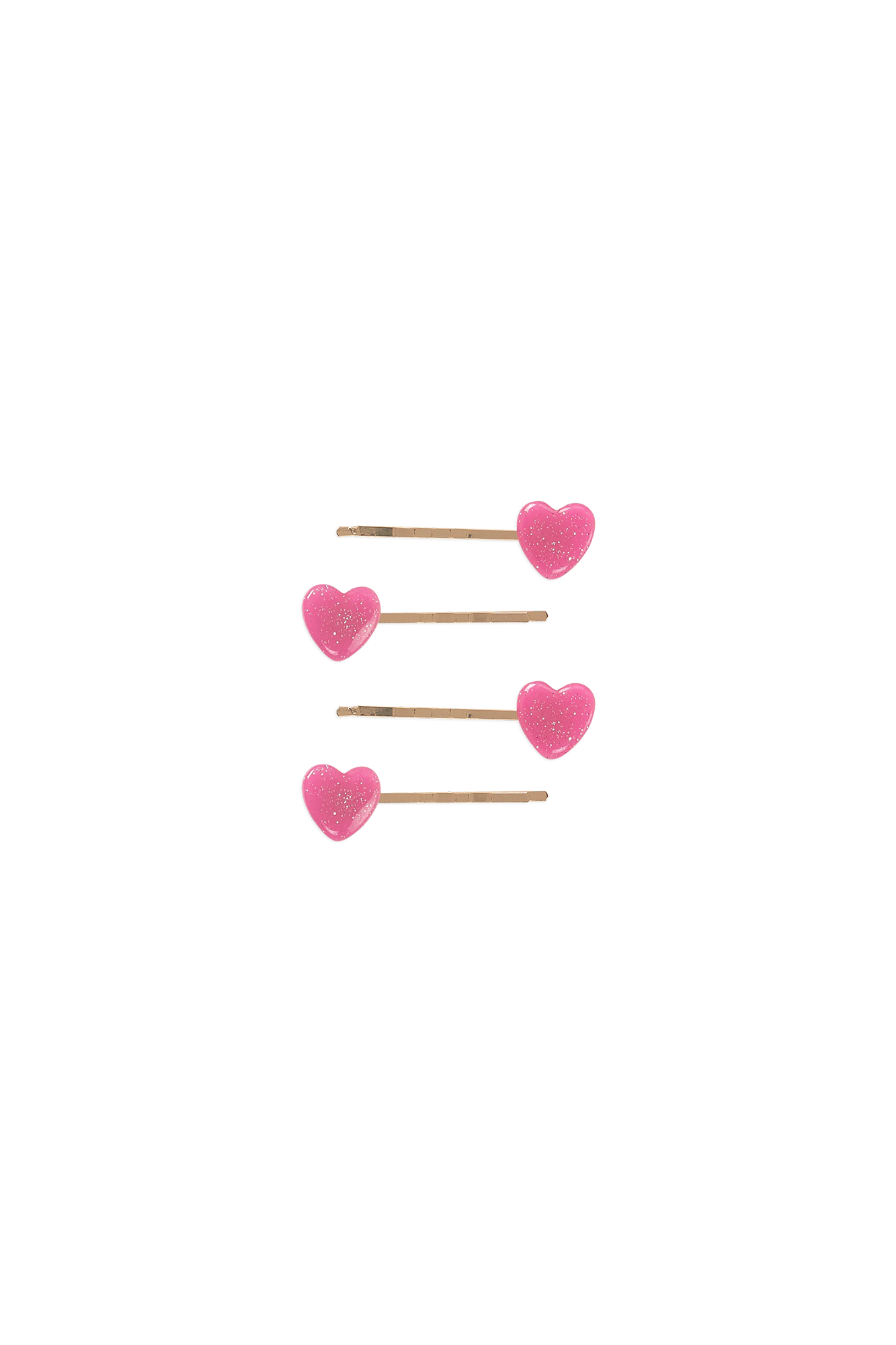 Calico Sun Sophia Hair Clips Heart