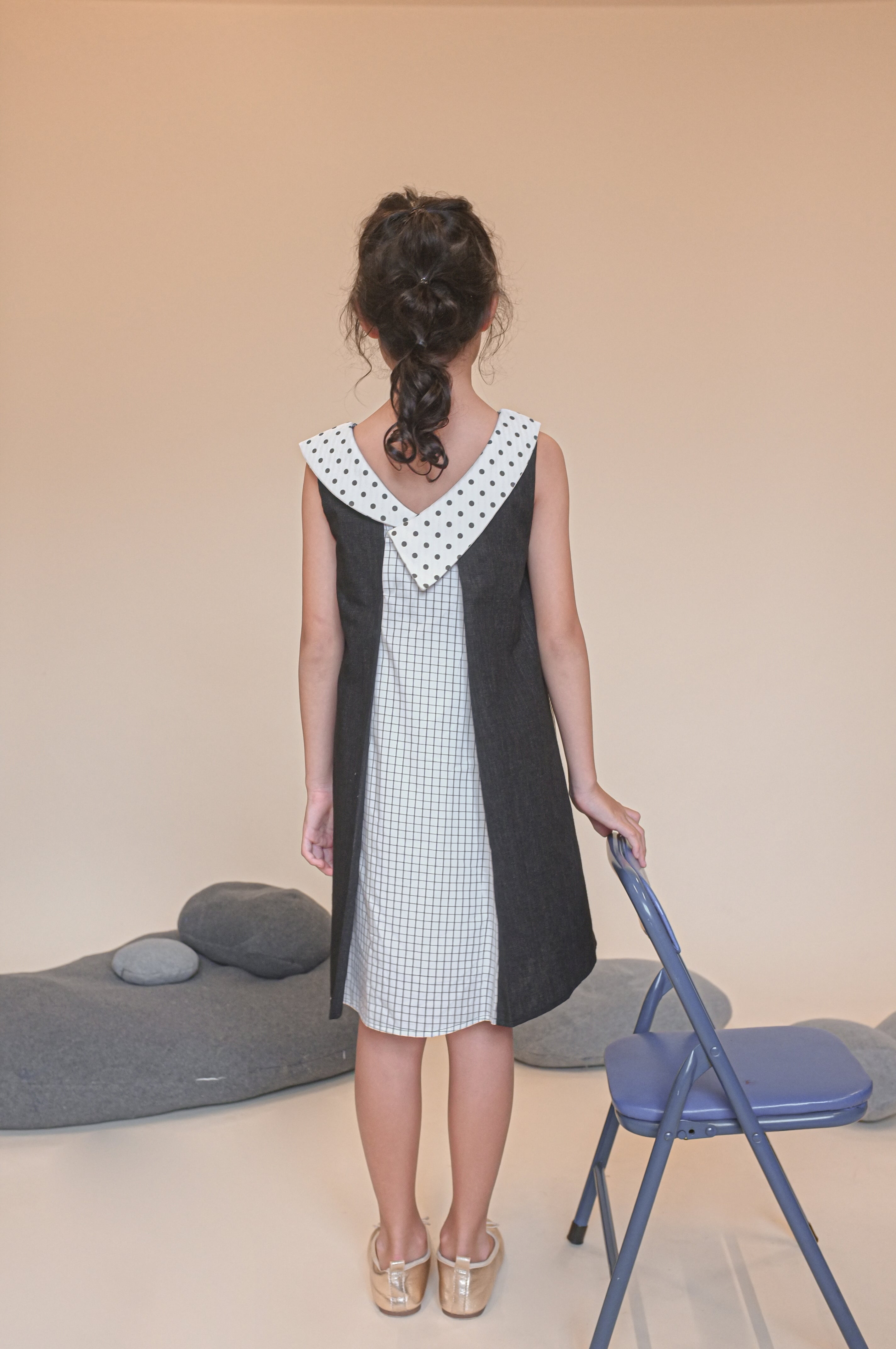 Night Sky Aerial Dress - Sea Apple