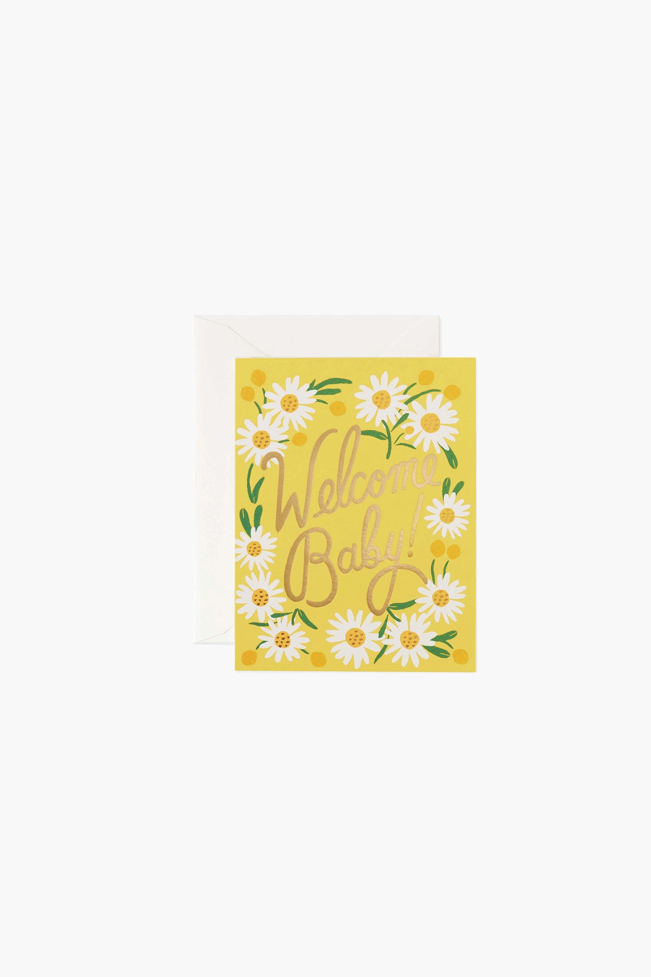Daisy Baby Card - Sea Apple
