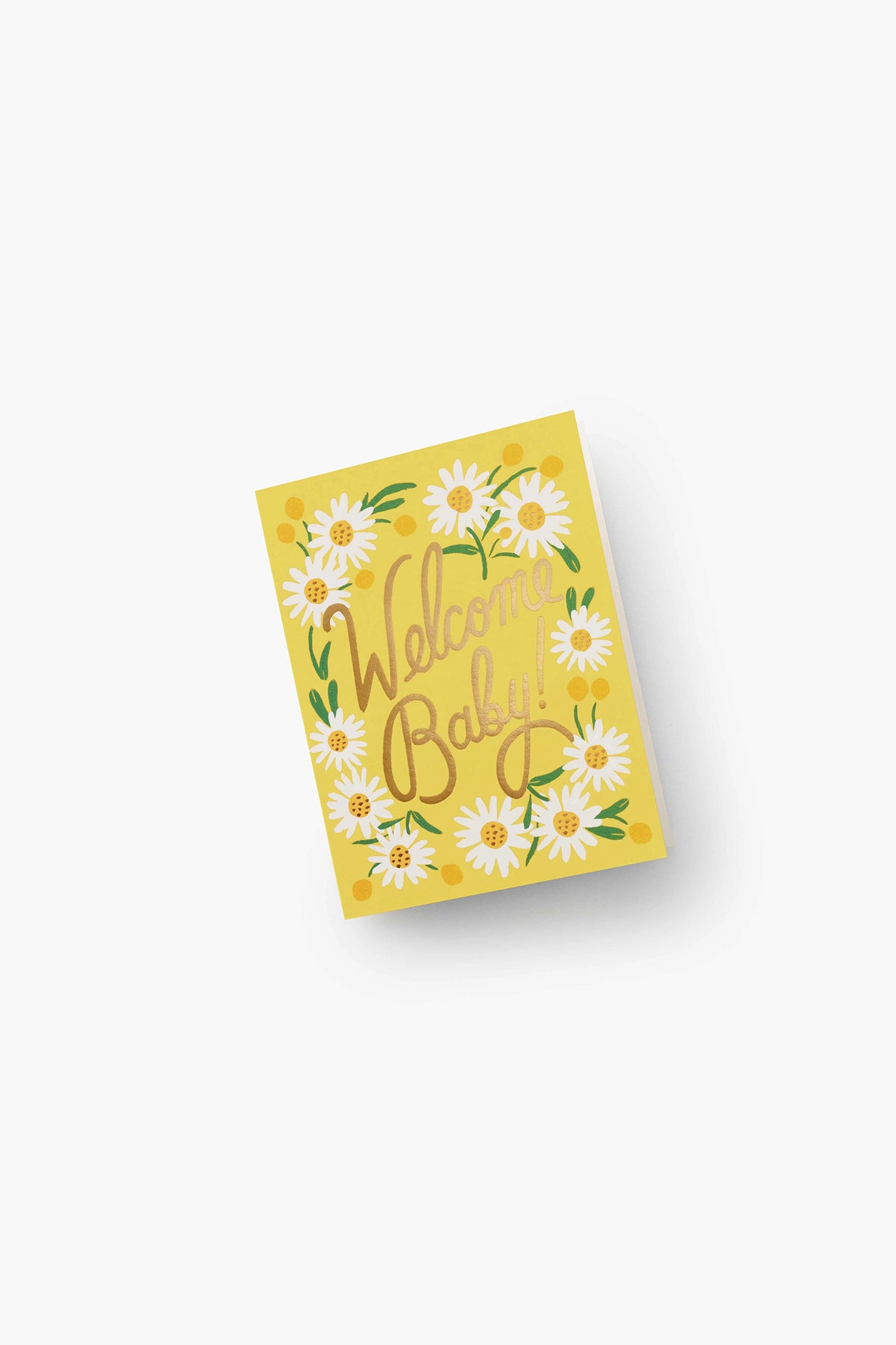 Daisy Baby Card - Sea Apple