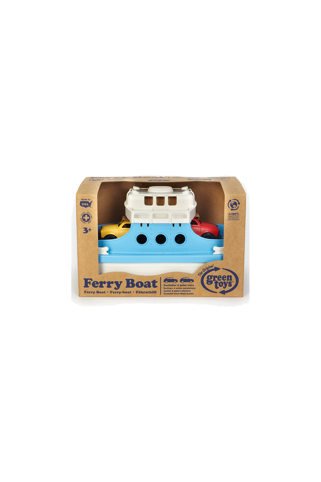 GREEN TOYS FERRY BOAT WITH FASTBACKS - Sea Apple